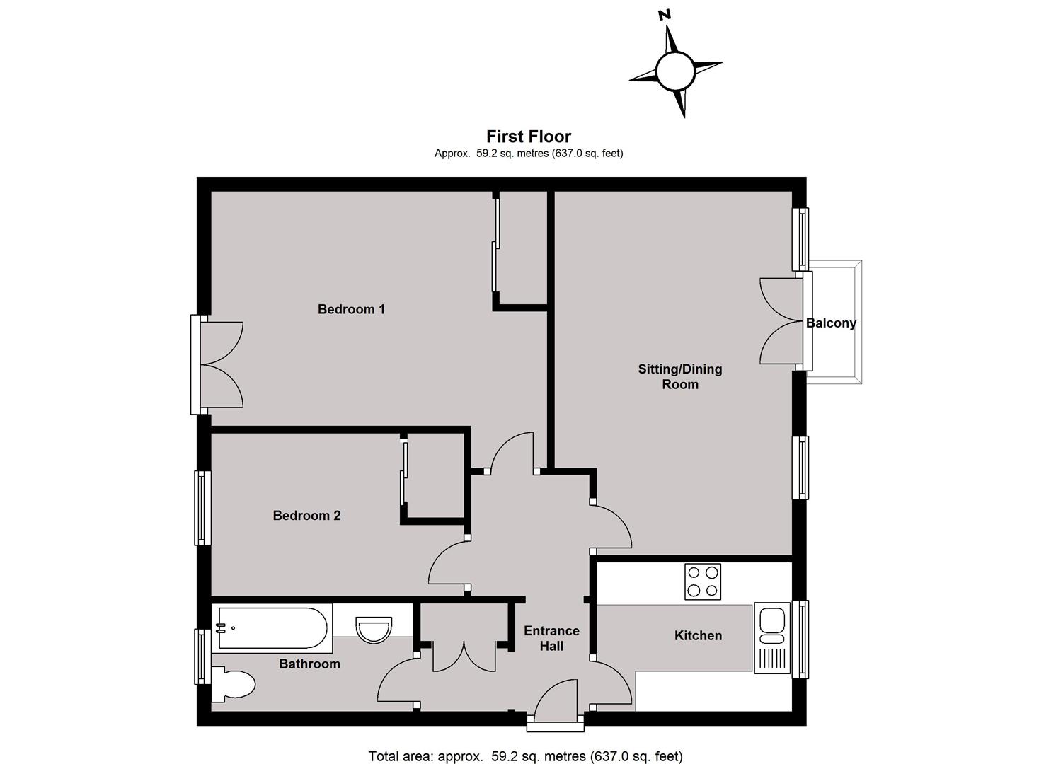 2 bed flat to rent in Horsebridge Road, Whitstable CT5 Zoopla