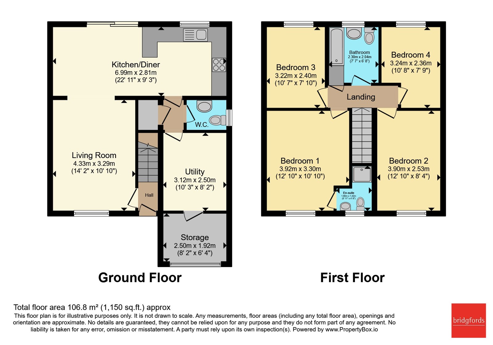 135, Moorside Lane, Manchester floorplan