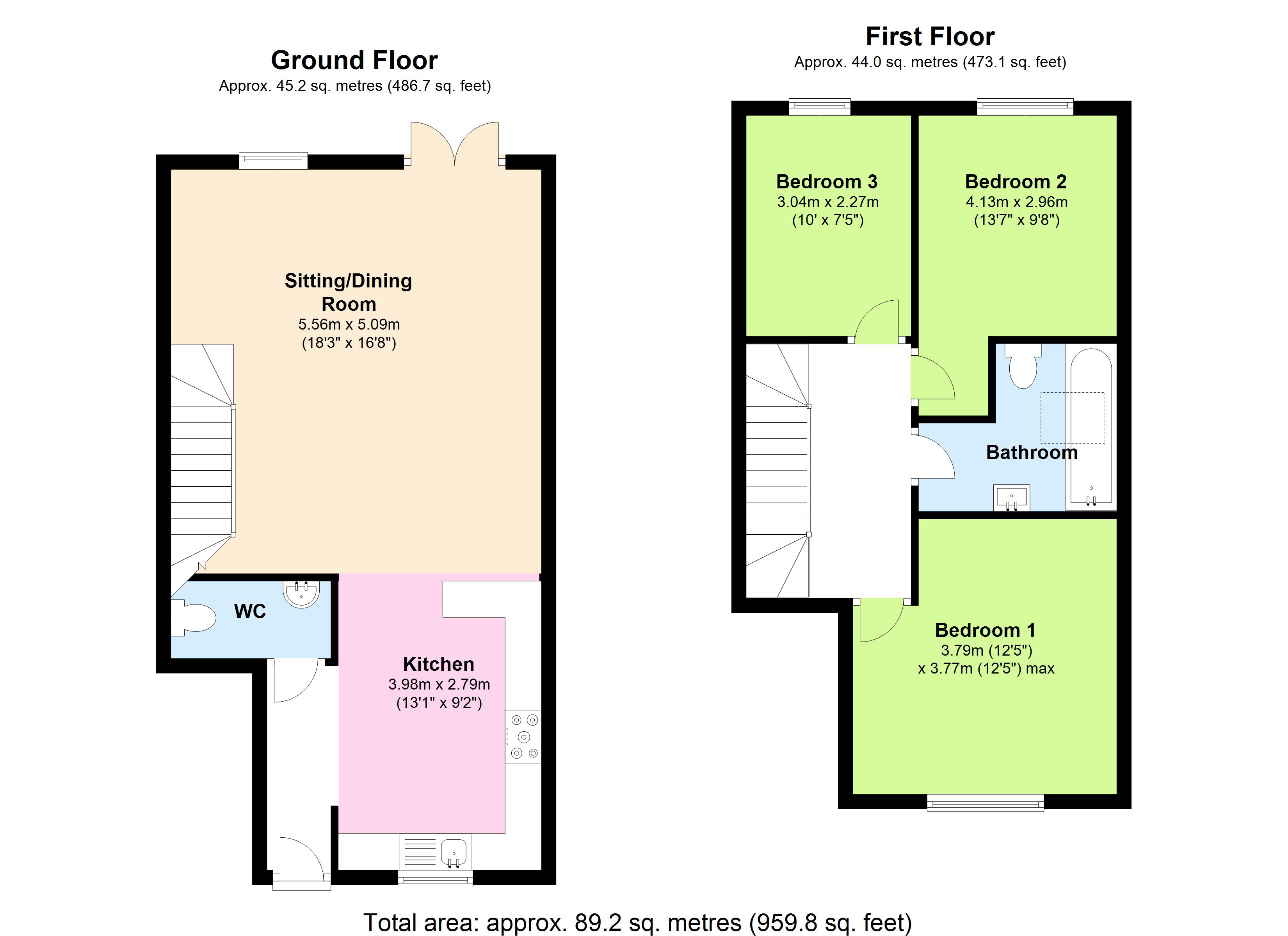 3 Bedrooms End terrace house for sale in Harvey Way, Saffron Walden CB10