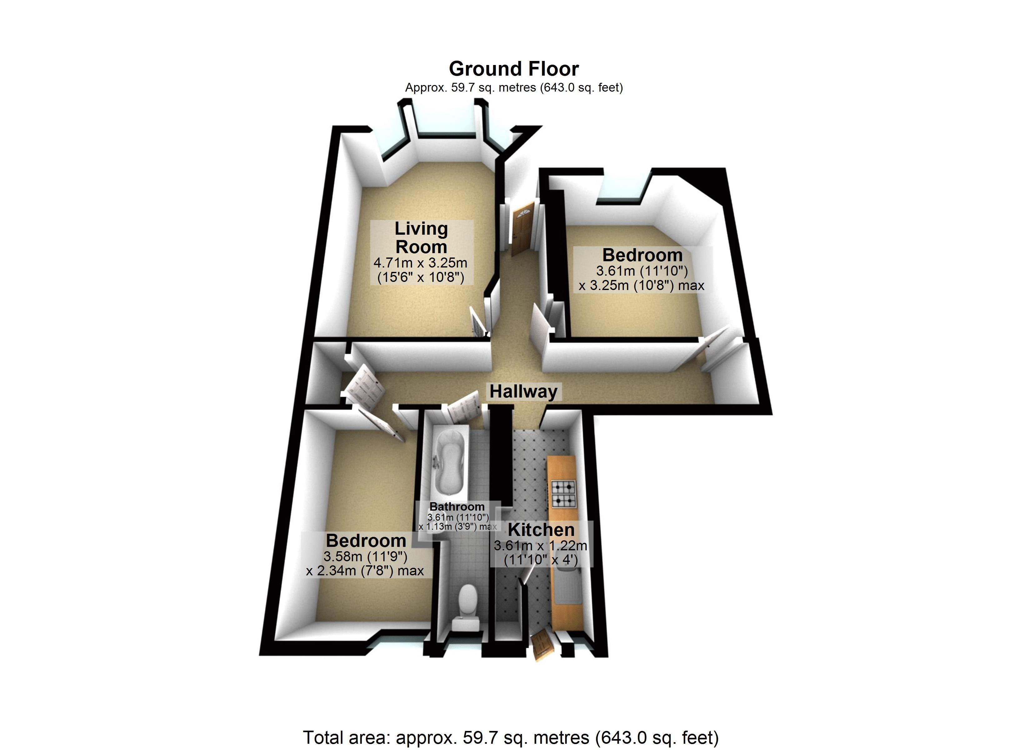 2 Bedrooms Flat for sale in Hibernia Mansions, 7 Victoria Quadrant, Weston-Super-Mare BS23