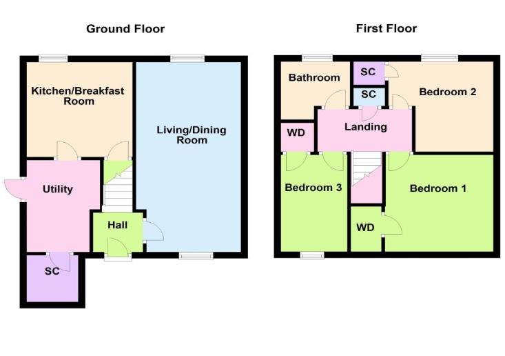 11, Ollerton Walk, Corby floorplan