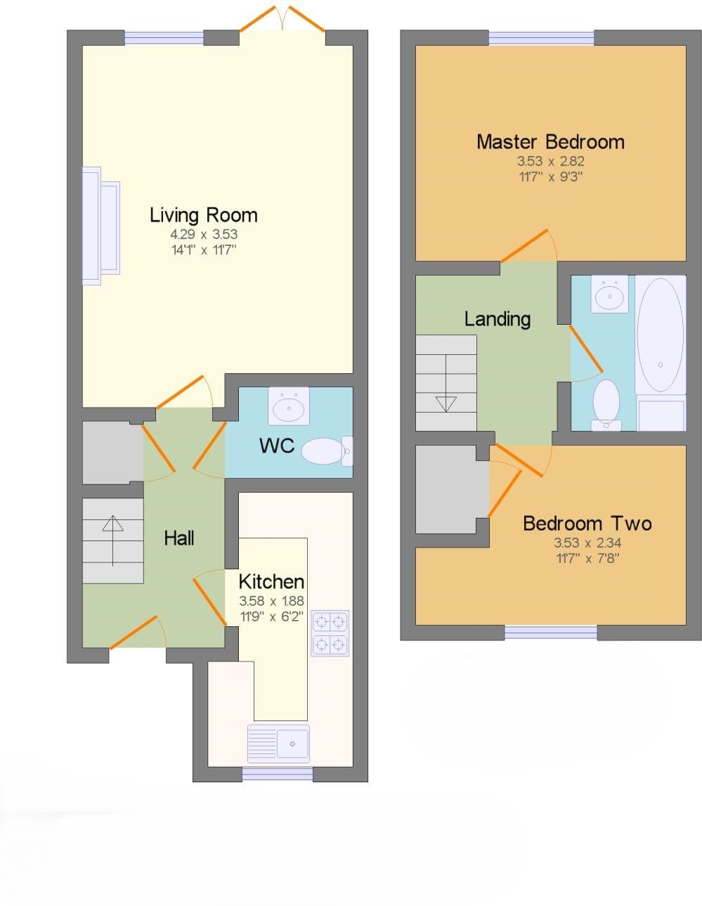 Providence Cottage, Ticehurst floorplan