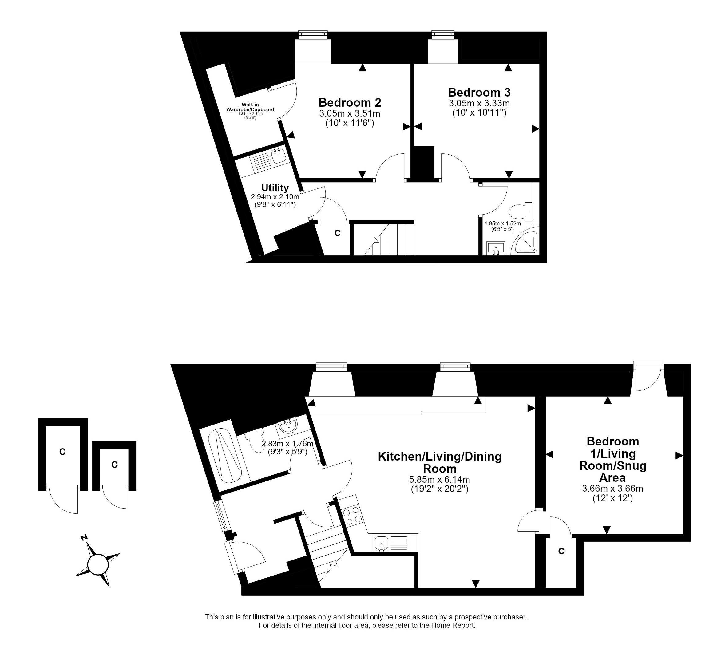 15, Harrison Gardens, Shandon, Edinburgh floorplan