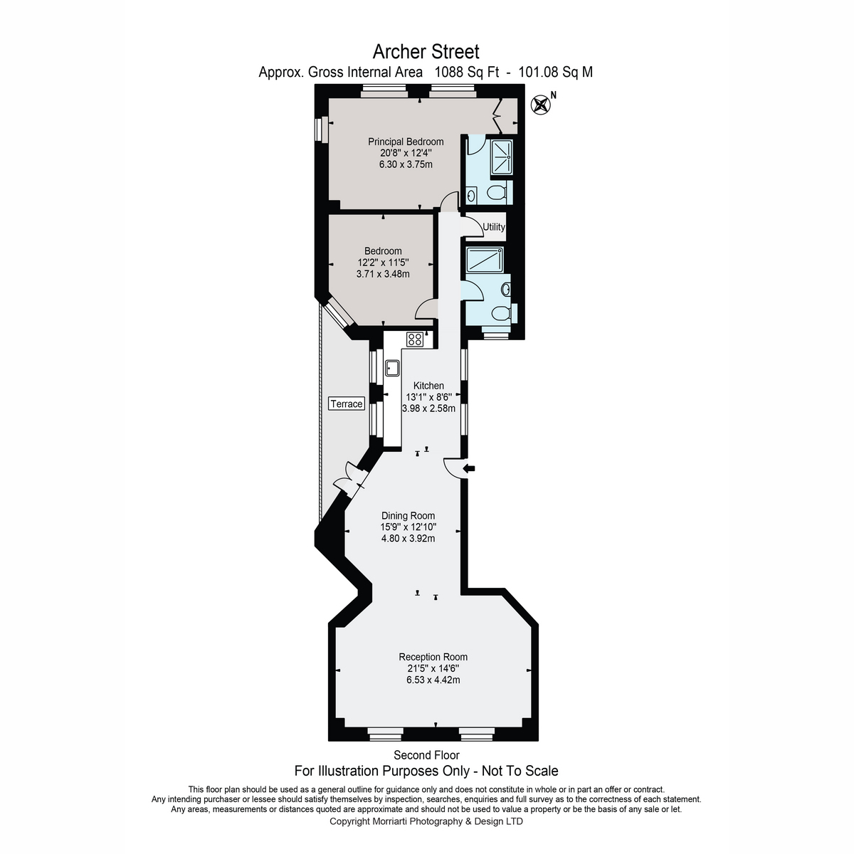 Flat Flat B, 12a, Archer Street, London floorplan