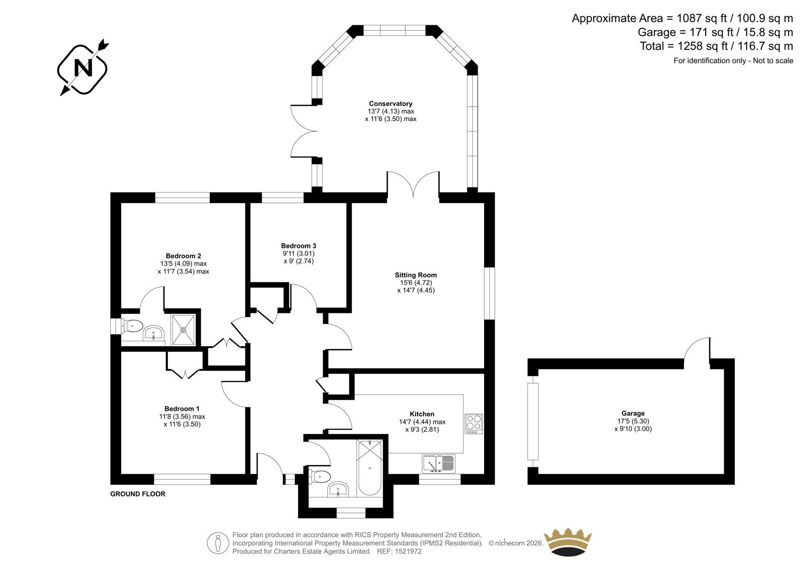 4, Garden Park, Ferring floorplan