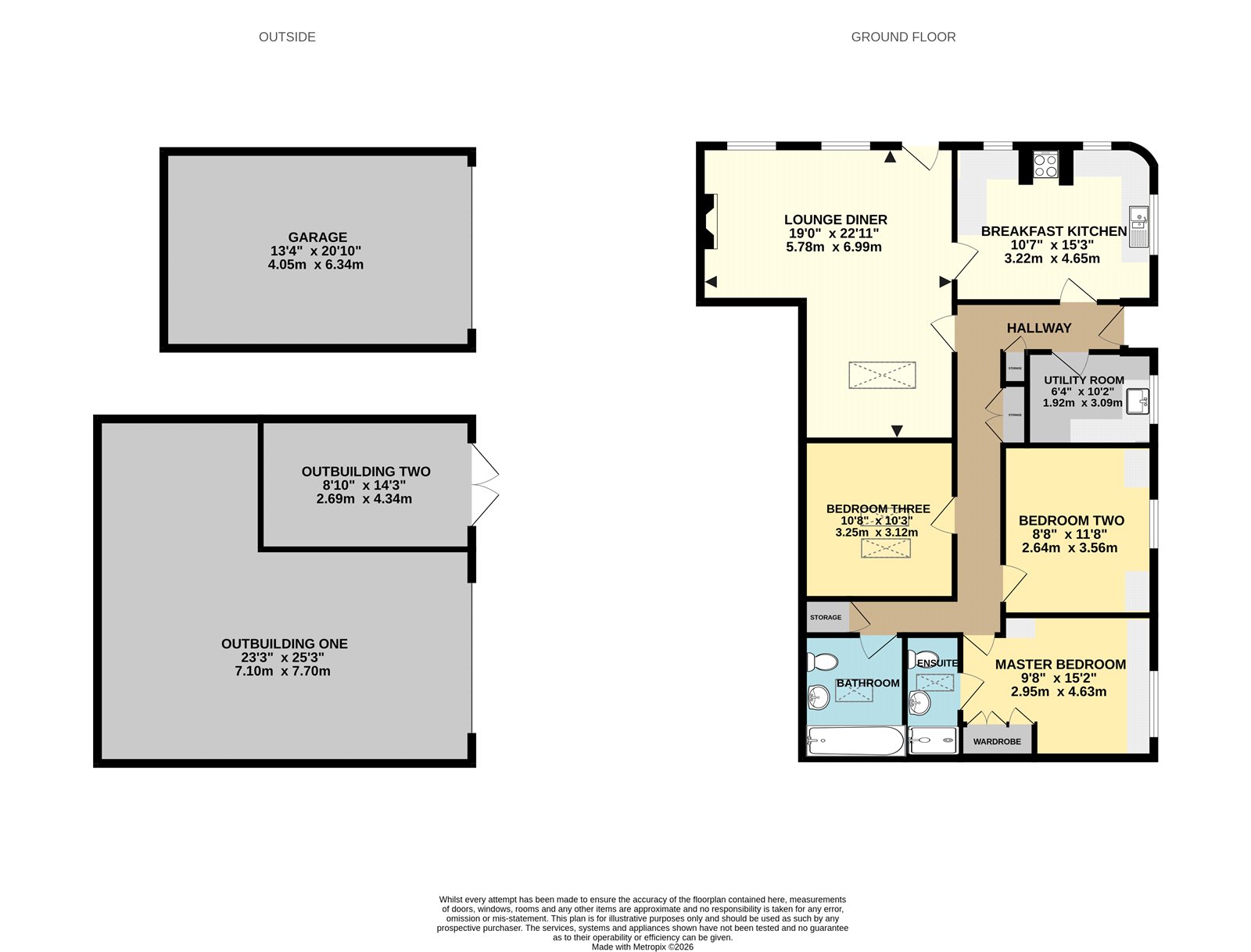 Charlton Stables,, Charlton, Kidderminster floorplan