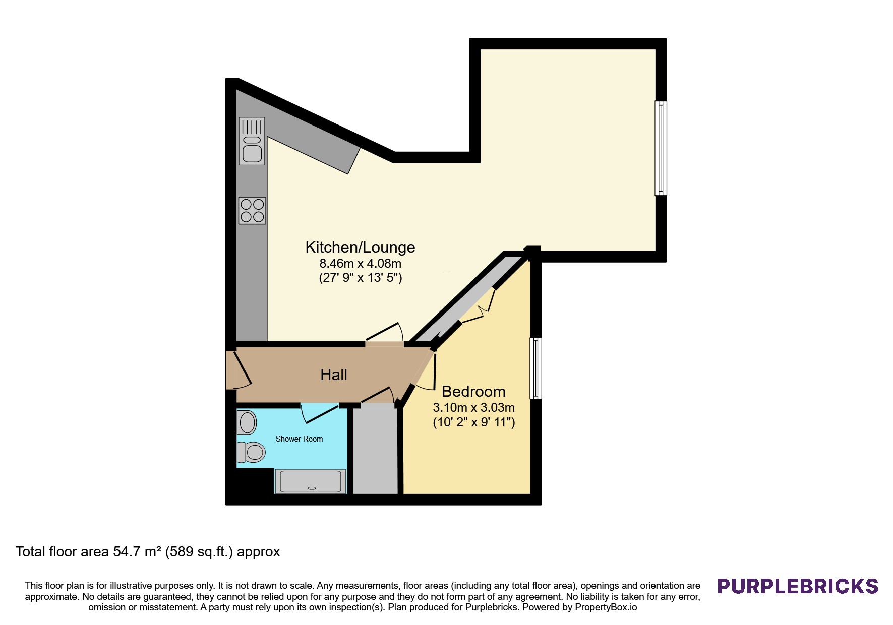 Bute Terrace, Cardiff floorplan
