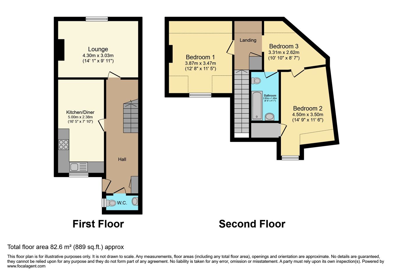 Pump Terrace, Grover Street, Tunbridge Wells floorplan