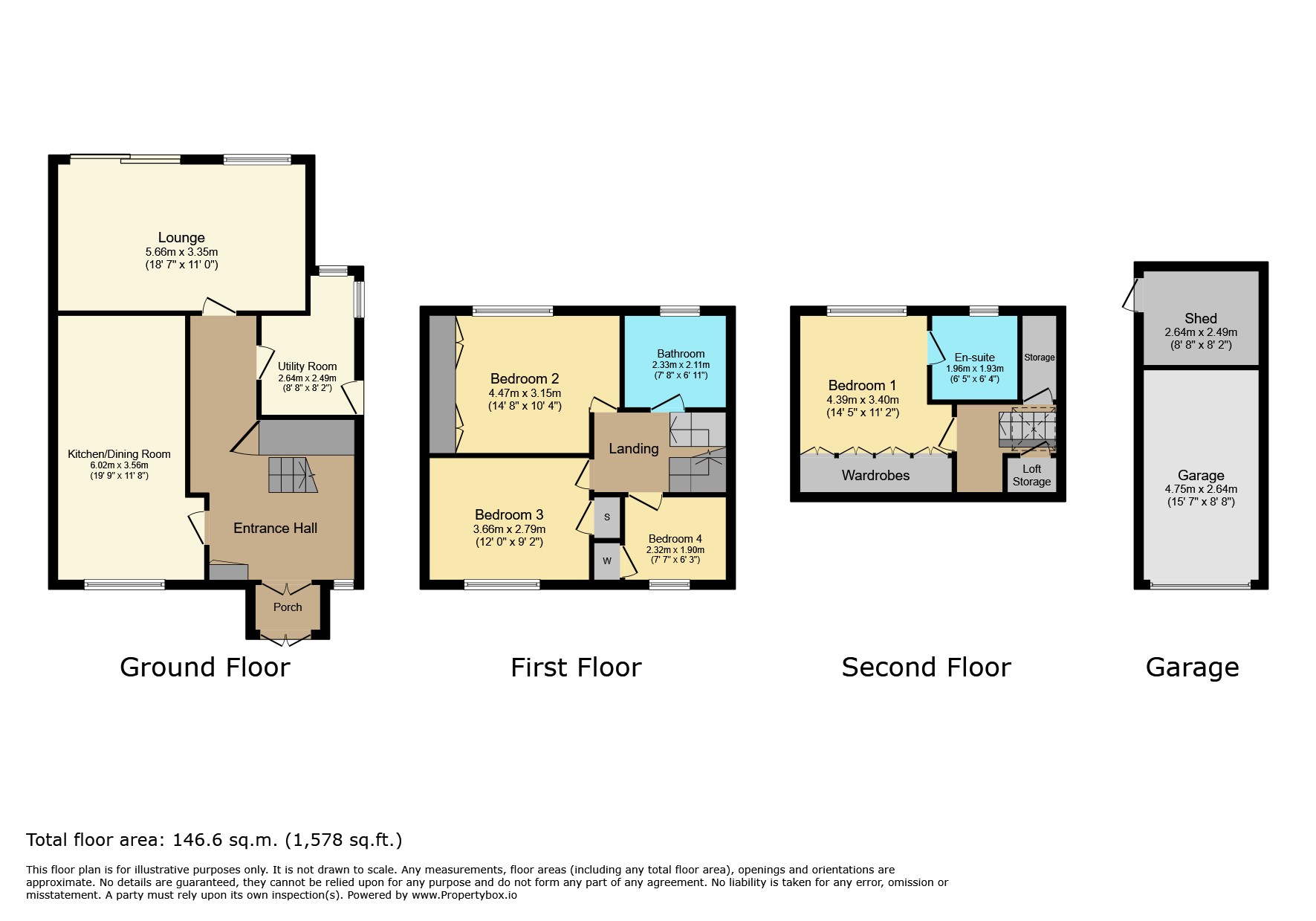 73 Central Avenue, Leicester floorplan