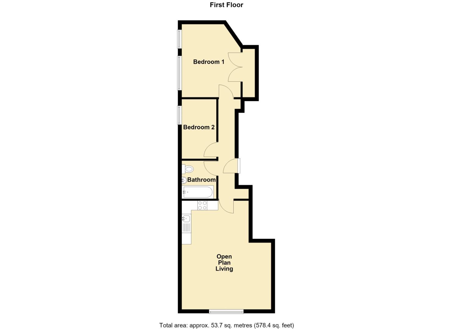 97A, High Street, Maidstone floorplan