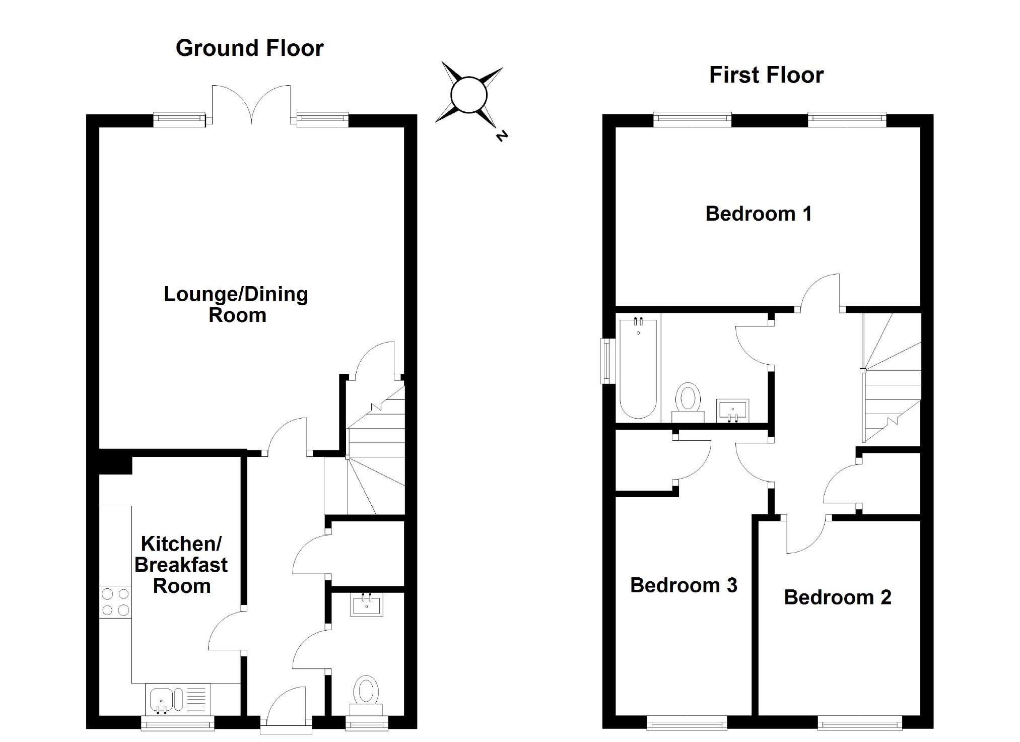 3 Bedrooms Semi-detached house for sale in Giles Crescent, Stevenage, Hertfordshire SG1