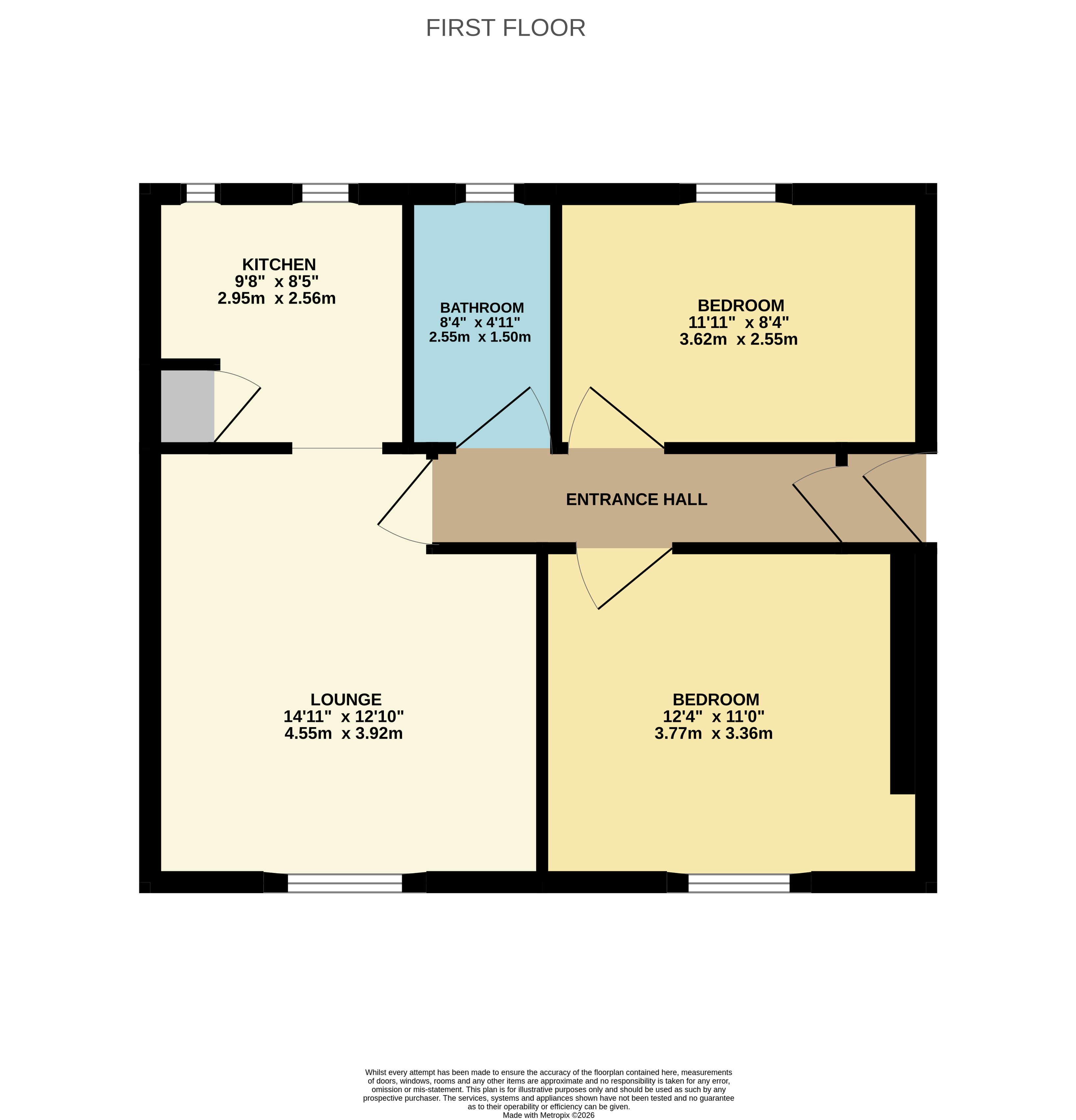 136, Den Walk, Leven floorplan