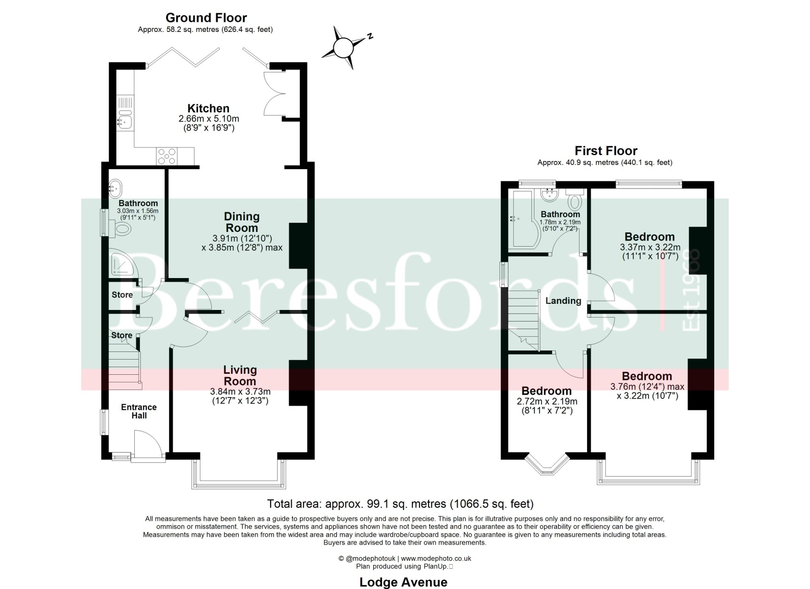 7, Lodge Avenue, Gidea Park floorplan