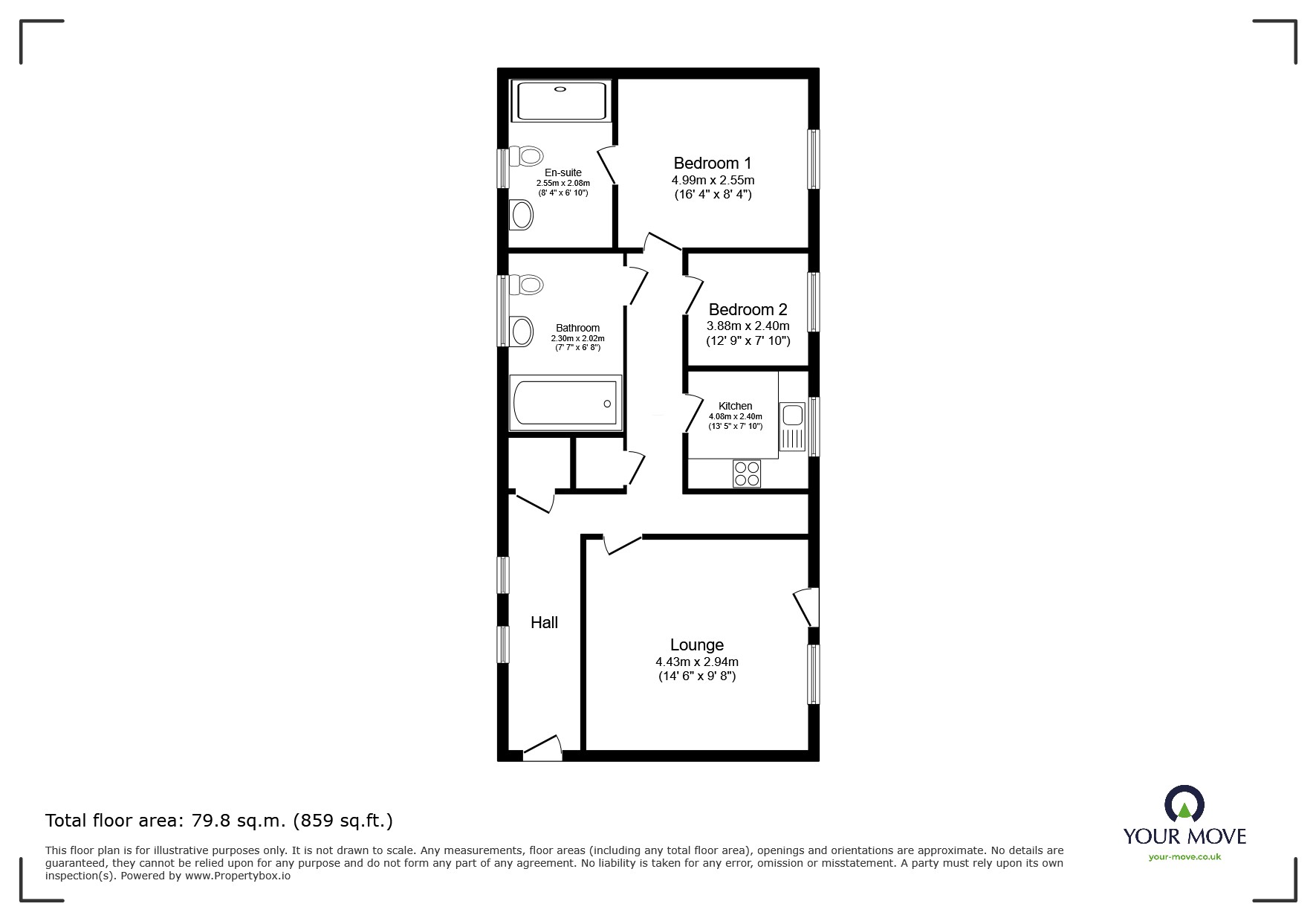 22, Larch Close, Warwickshire floorplan