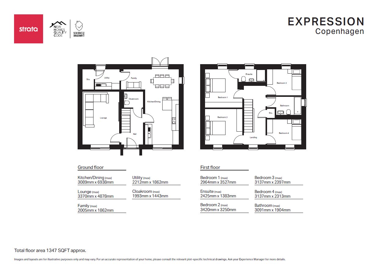 The Copenhagen,, Expression, Wingerworth floorplan
