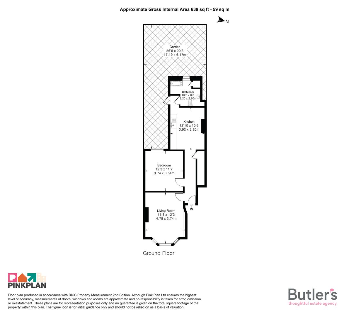 Longfellow Road, Worcester Park floorplan