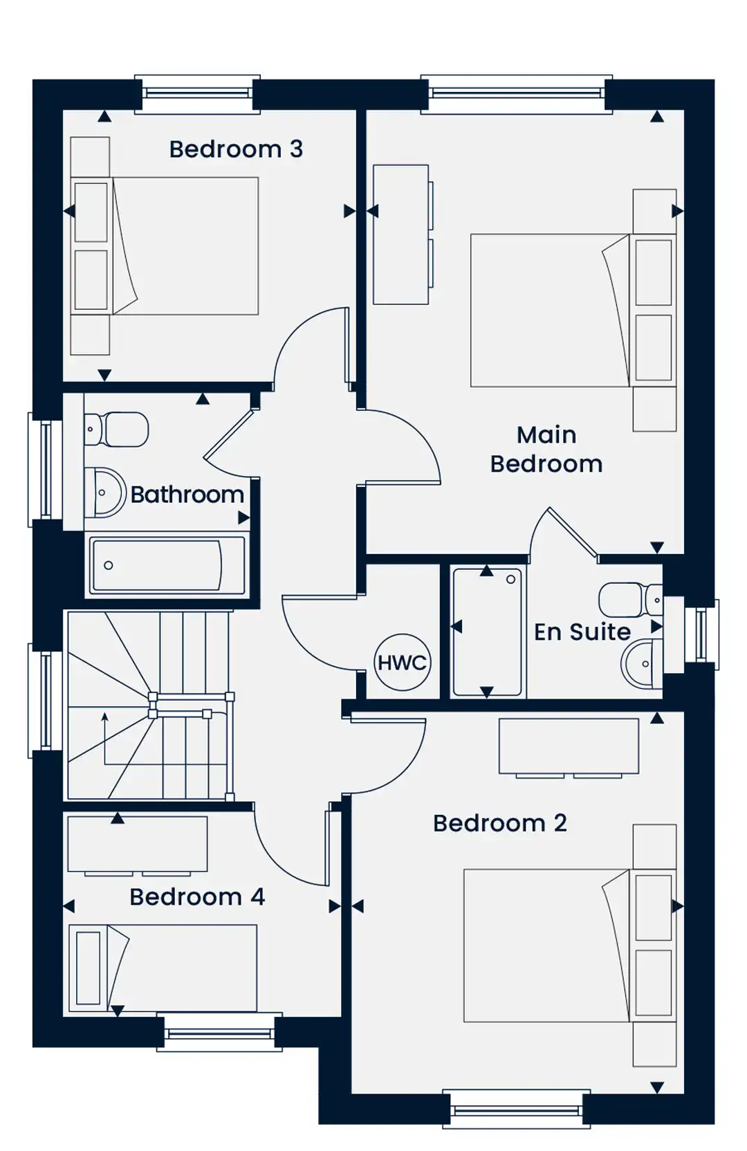 215, Linacre Road, Chesterfield floorplan