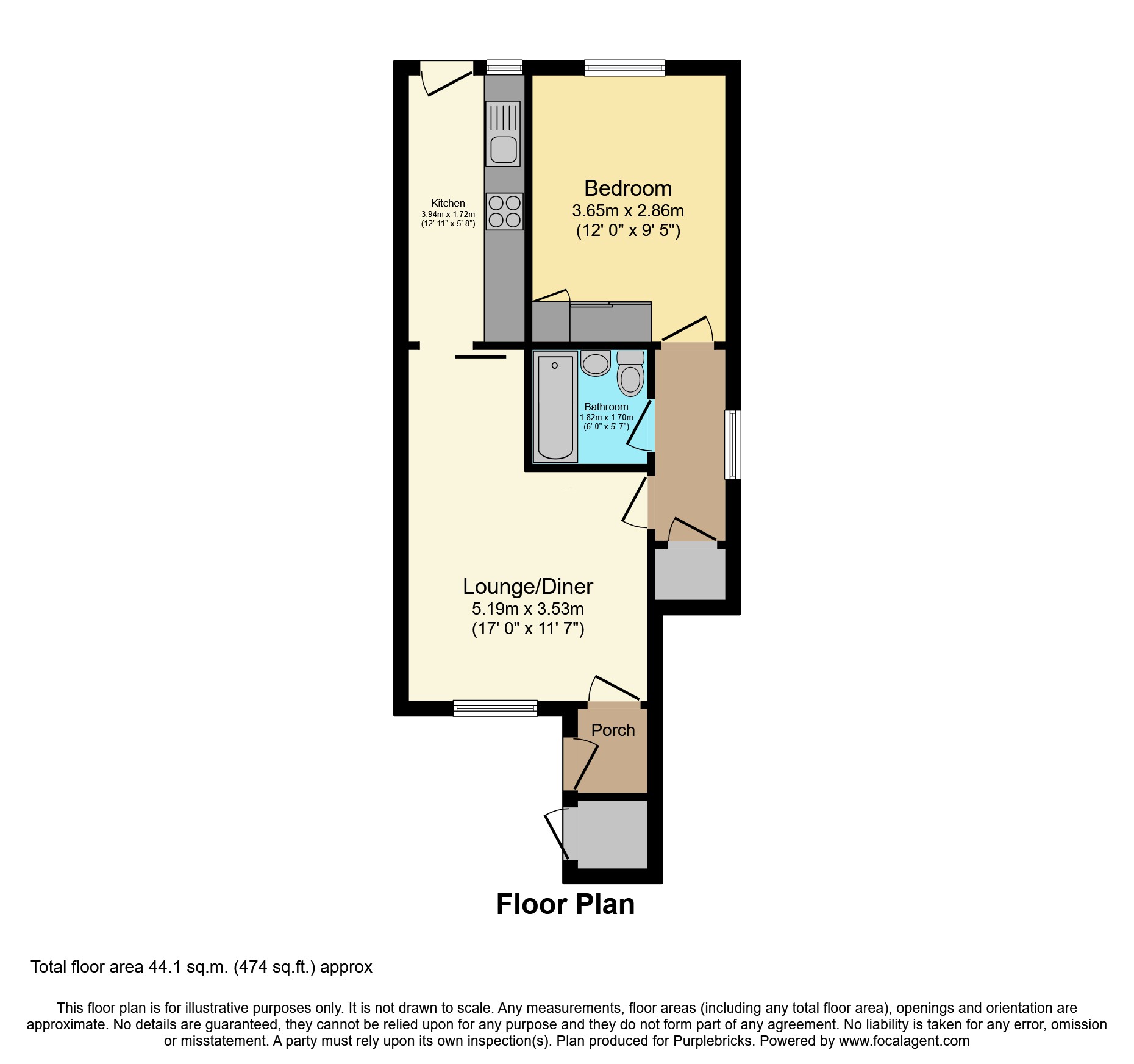 55, Southbrook, Crawley floorplan