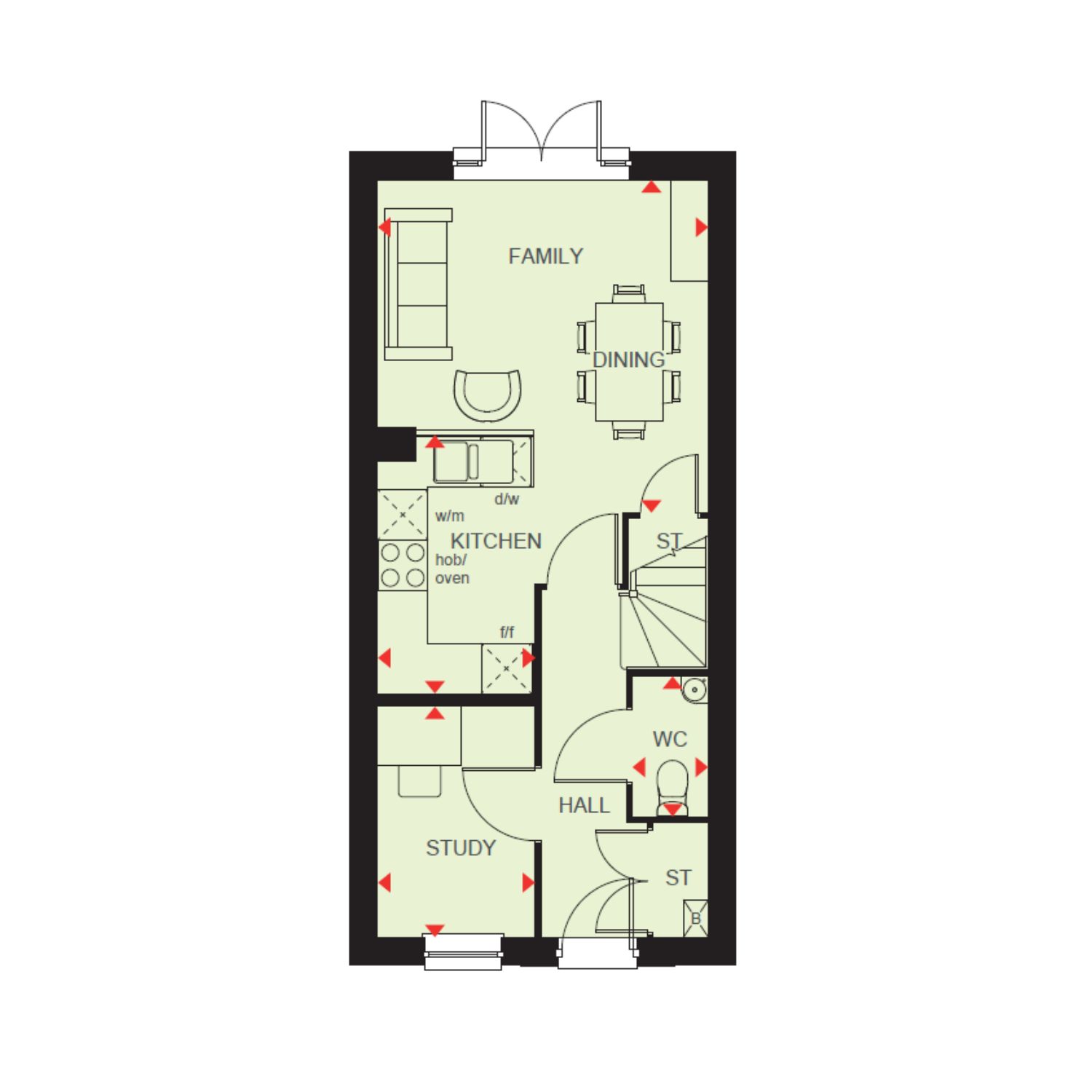 H732860, Galena Drive, Niort Way, Wellingborough floorplan