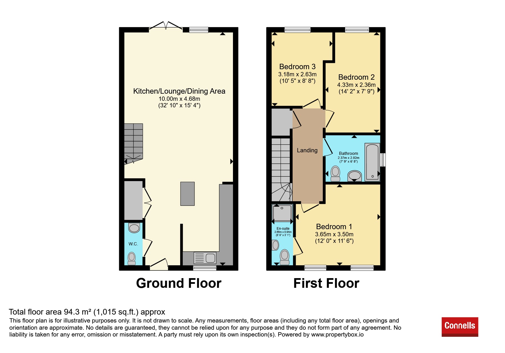 15, Park View, Rugby floorplan