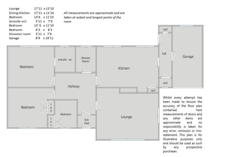4, Glenannan Avenue, Lockerbie floorplan