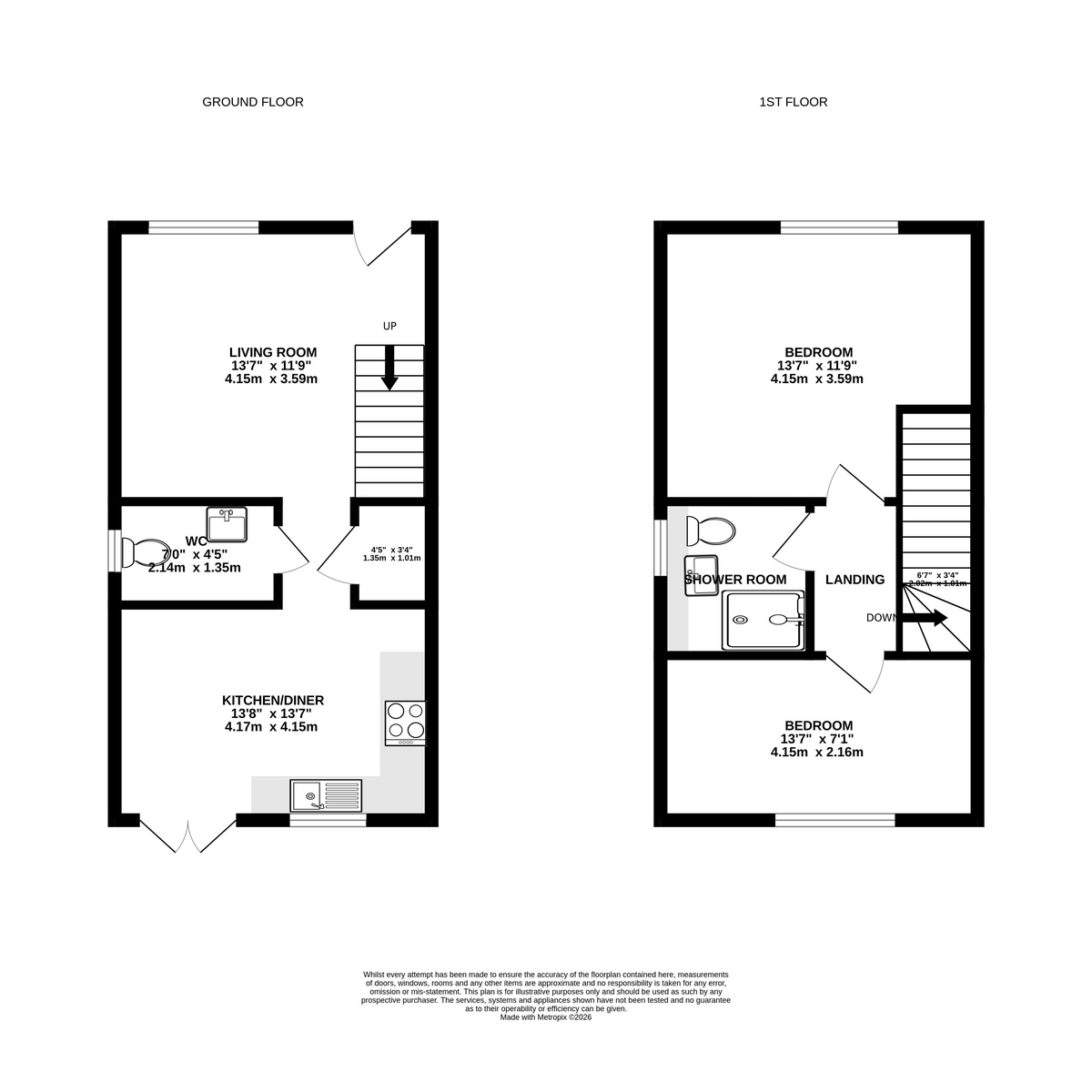 31, Rowan Gardens, Conon Bridge floorplan