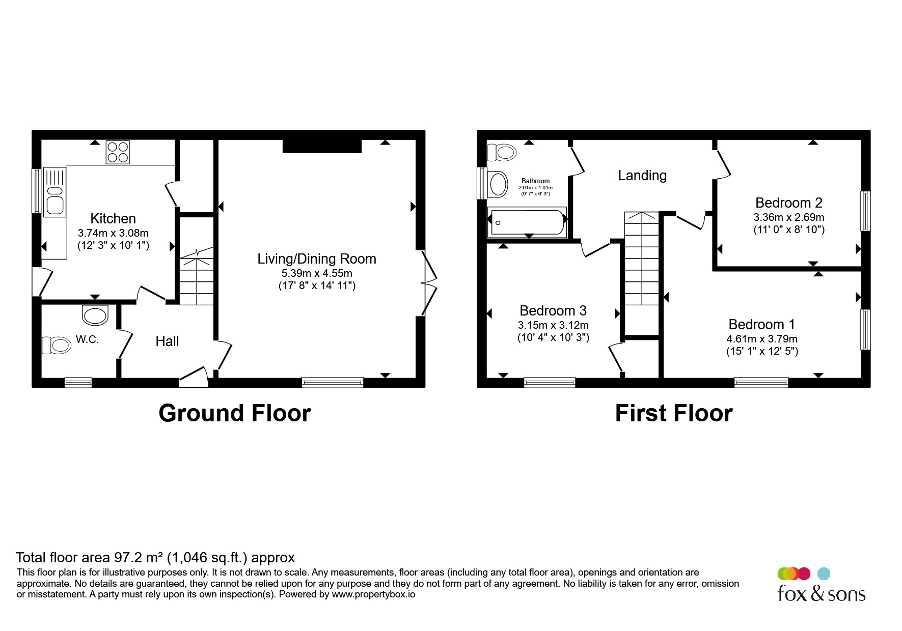18, Little Francis Drive, Weymouth floorplan