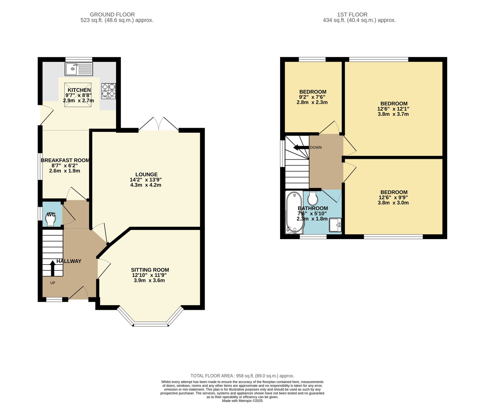 44, Milwain Road, Manchester floorplan