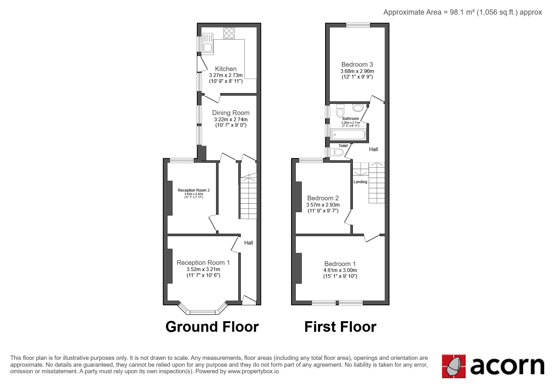 Room 5, 129, Davidson Road, Croydon floorplan