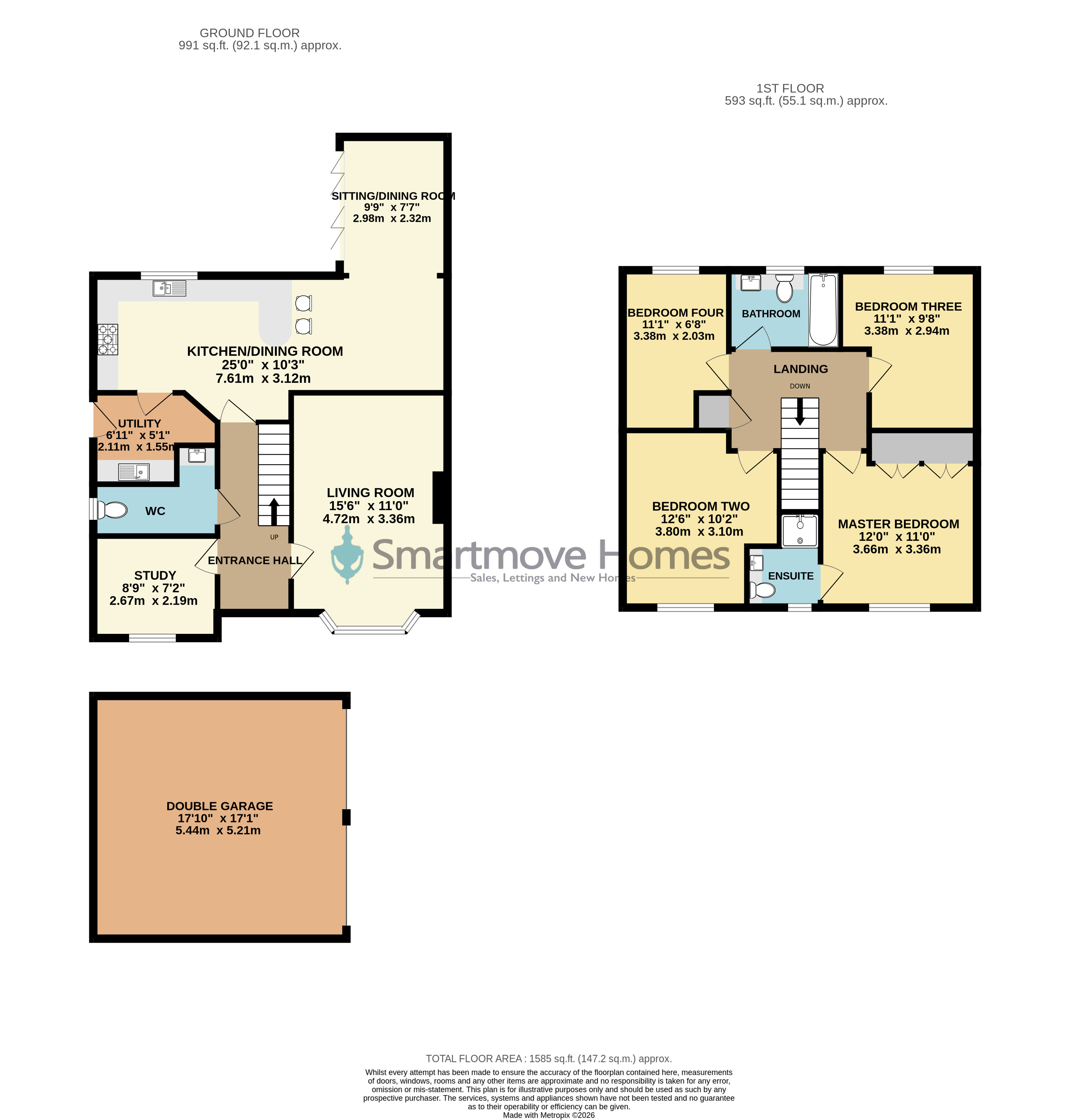 7, Rock House Close, Alfreton floorplan
