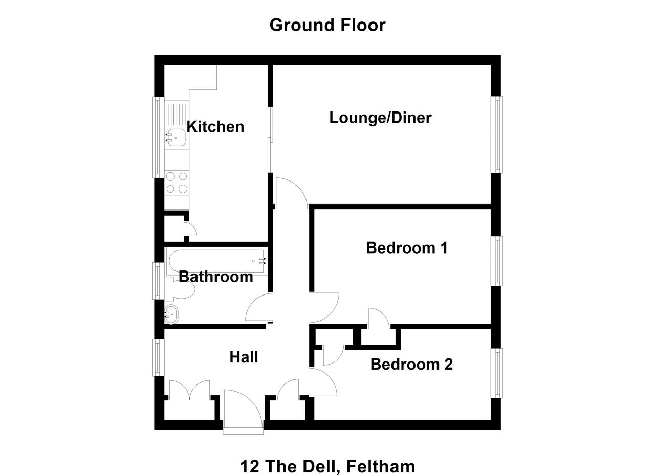 The Dell, Feltham floorplan