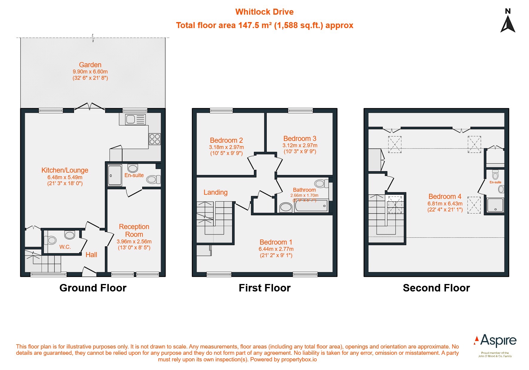 37A,, Whitlock Drive, London floorplan