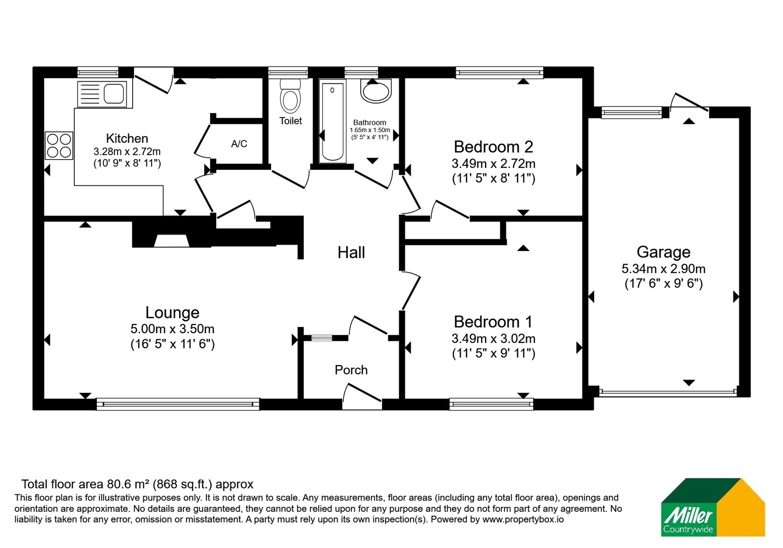 79, Newton Road, Camborne floorplan