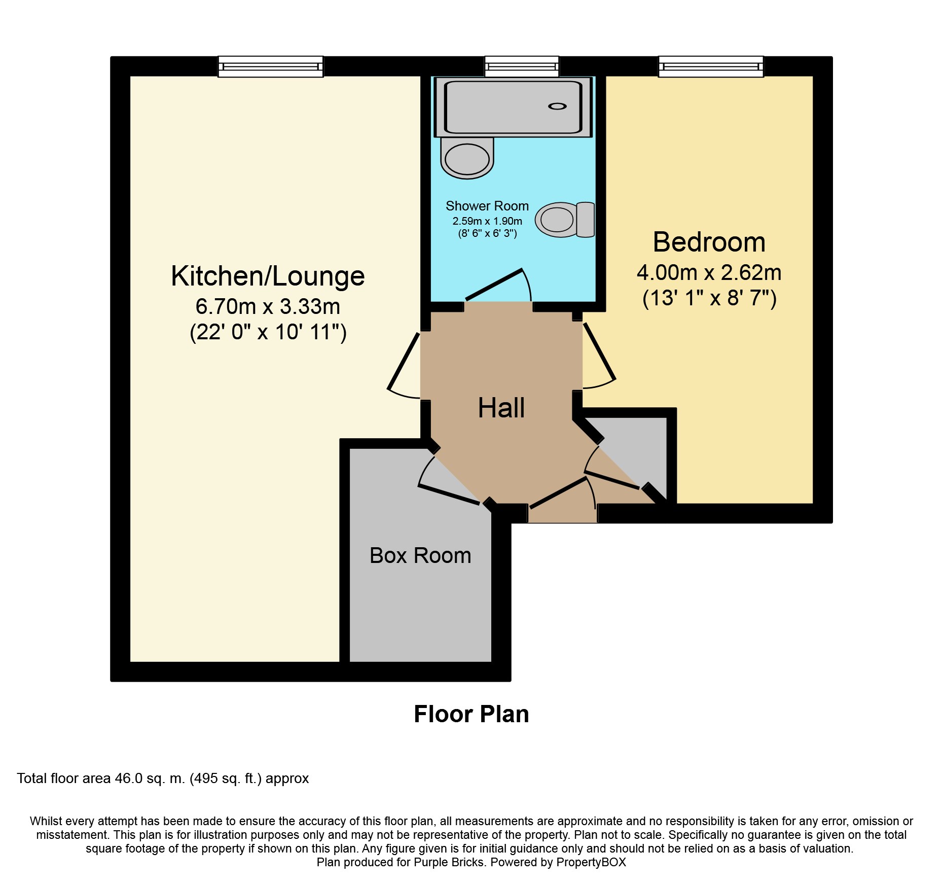 1 Bedrooms Flat for sale in 6 Bothwell Street, Edinburgh EH7
