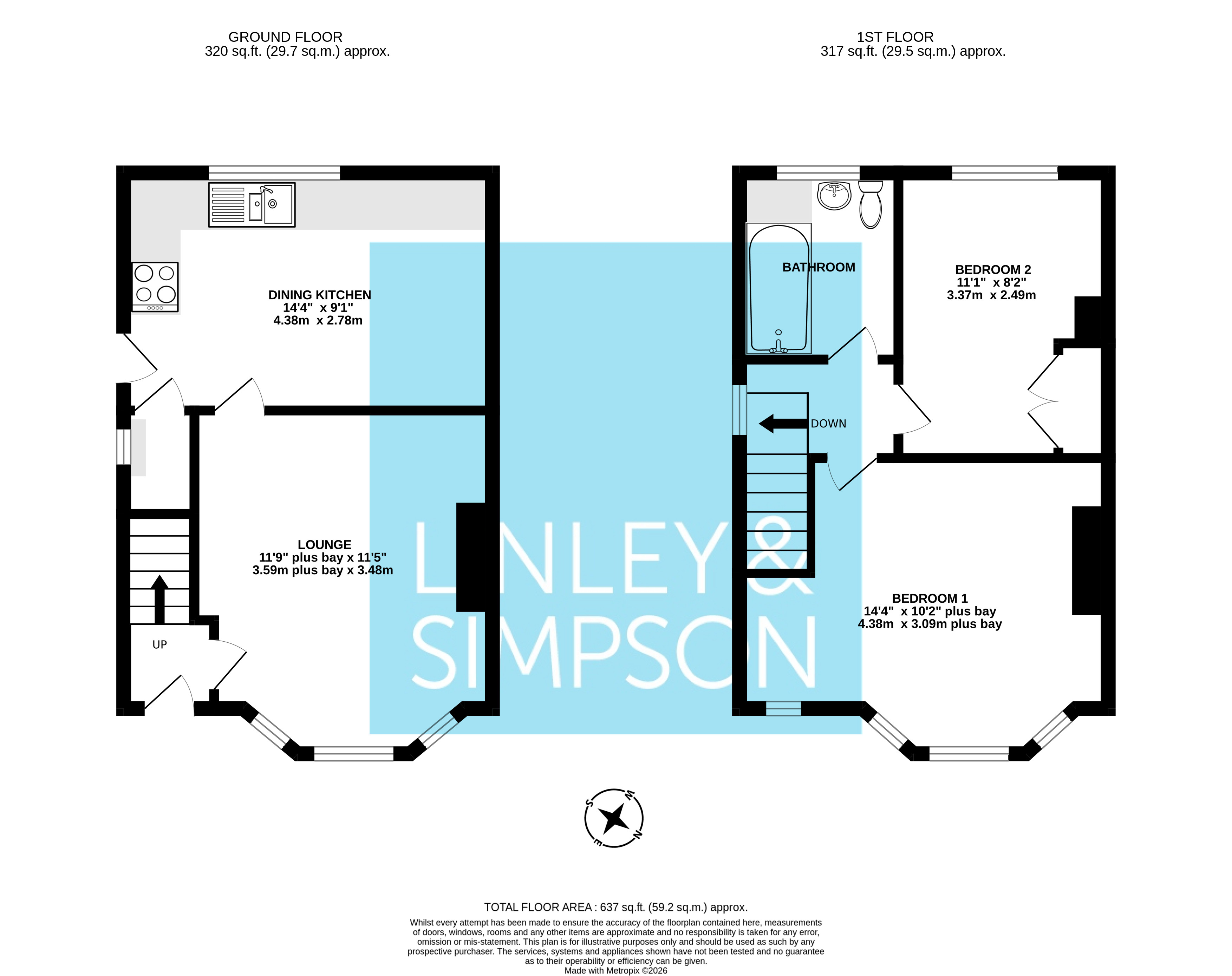21, Rydal Avenue, York floorplan