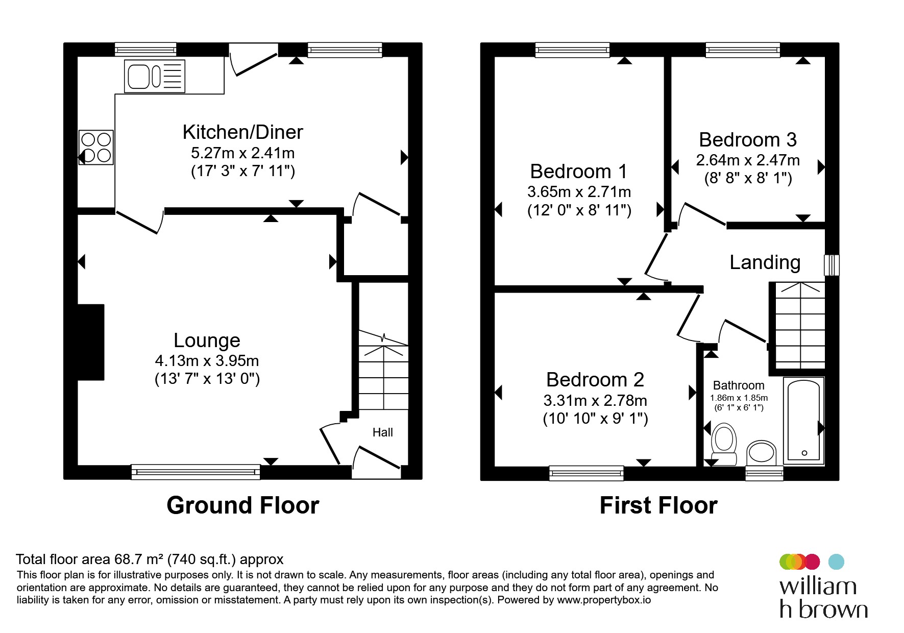1, Money Bridge Lane, Spalding floorplan