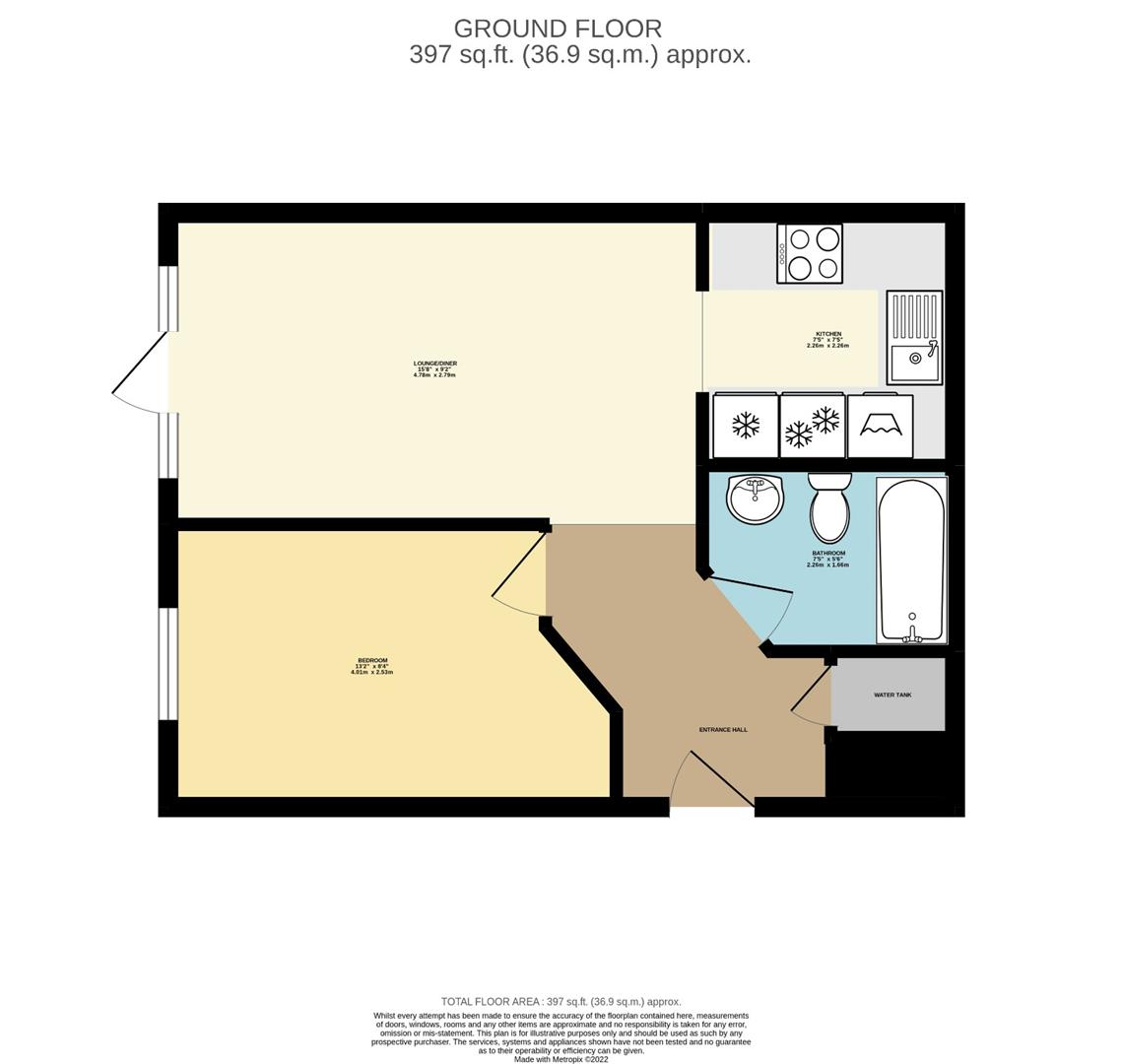 63, Somerset Gardens, White Hart Lane, London floorplan