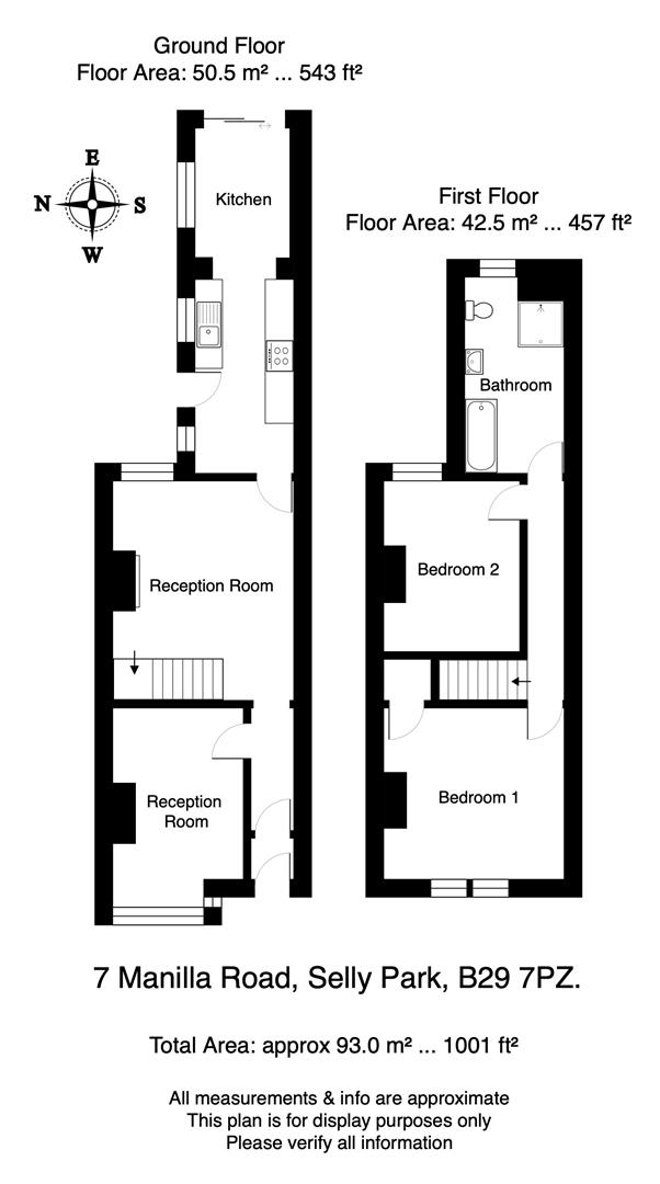 7, Manilla Road, Birmingham floorplan
