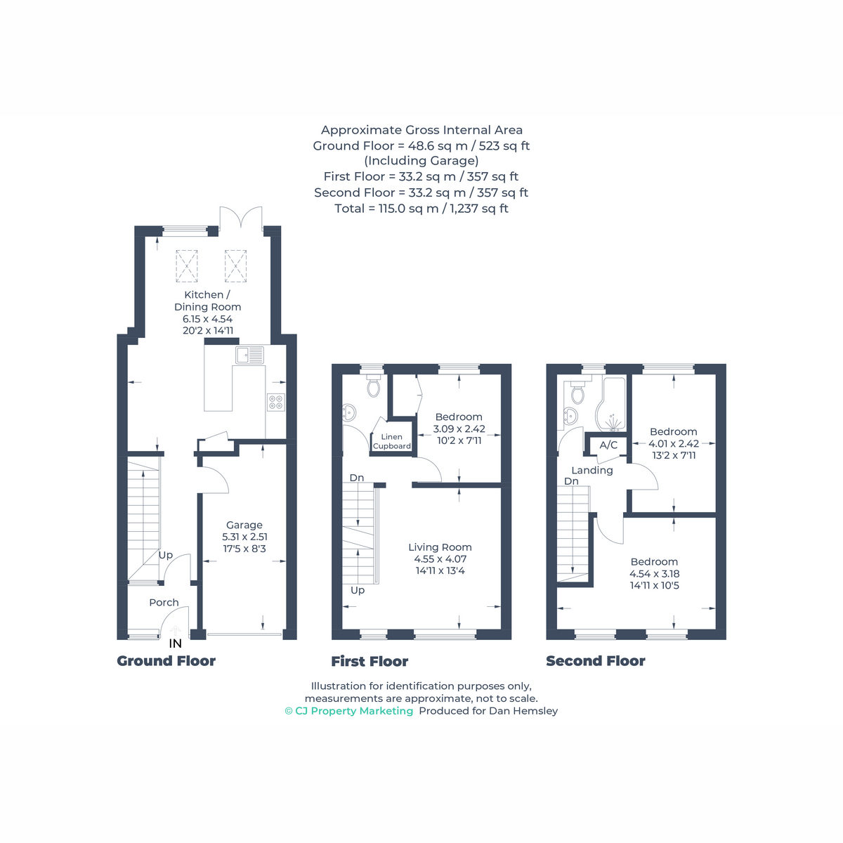 37, Treachers Close, Chesham floorplan