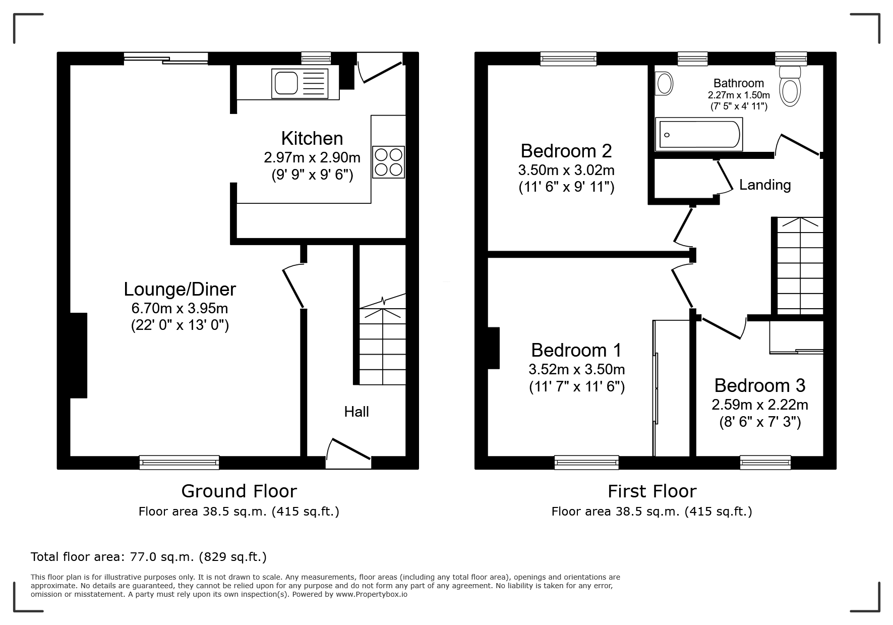 101, Grisedale Gardens, Gateshead floorplan