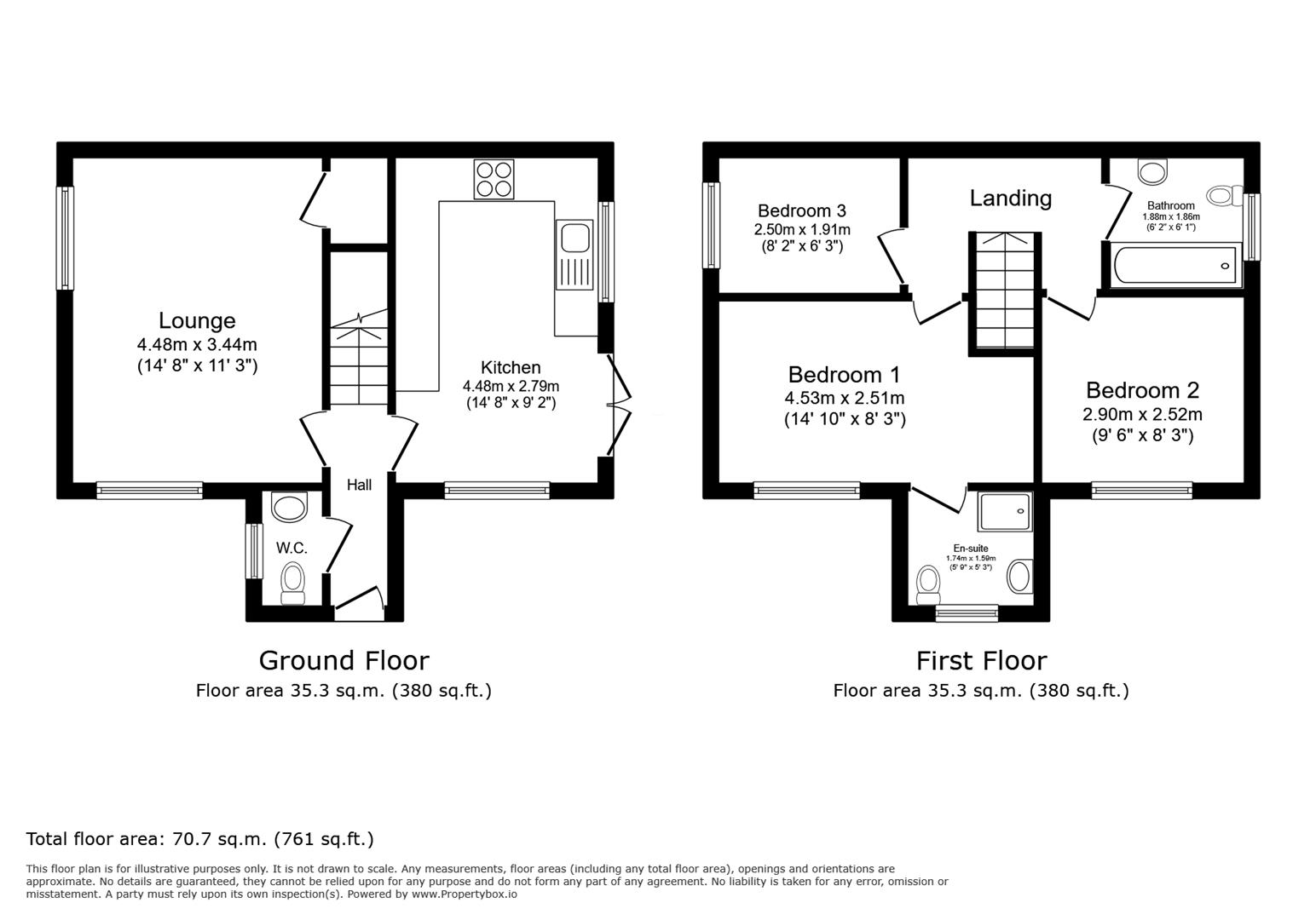 36, Woodland Crescent, Halifax floorplan