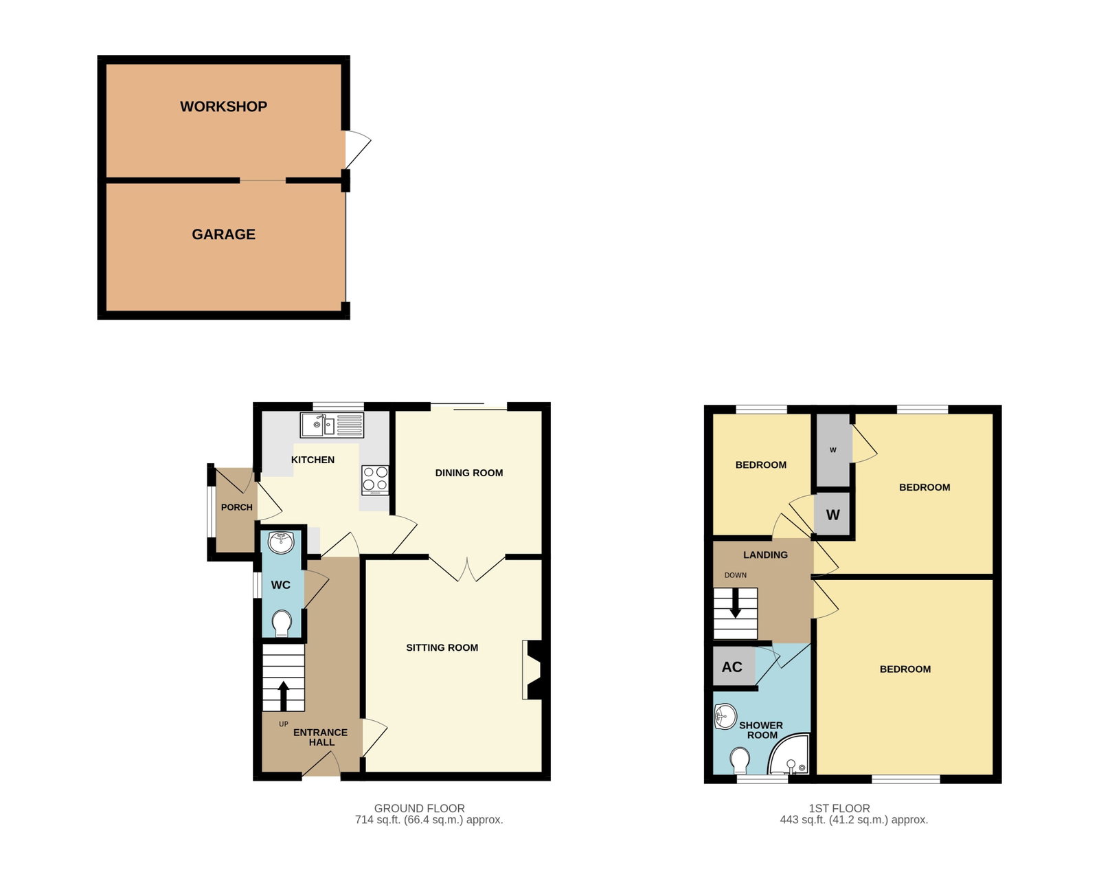 58, Albert Road, Ledbury floorplan