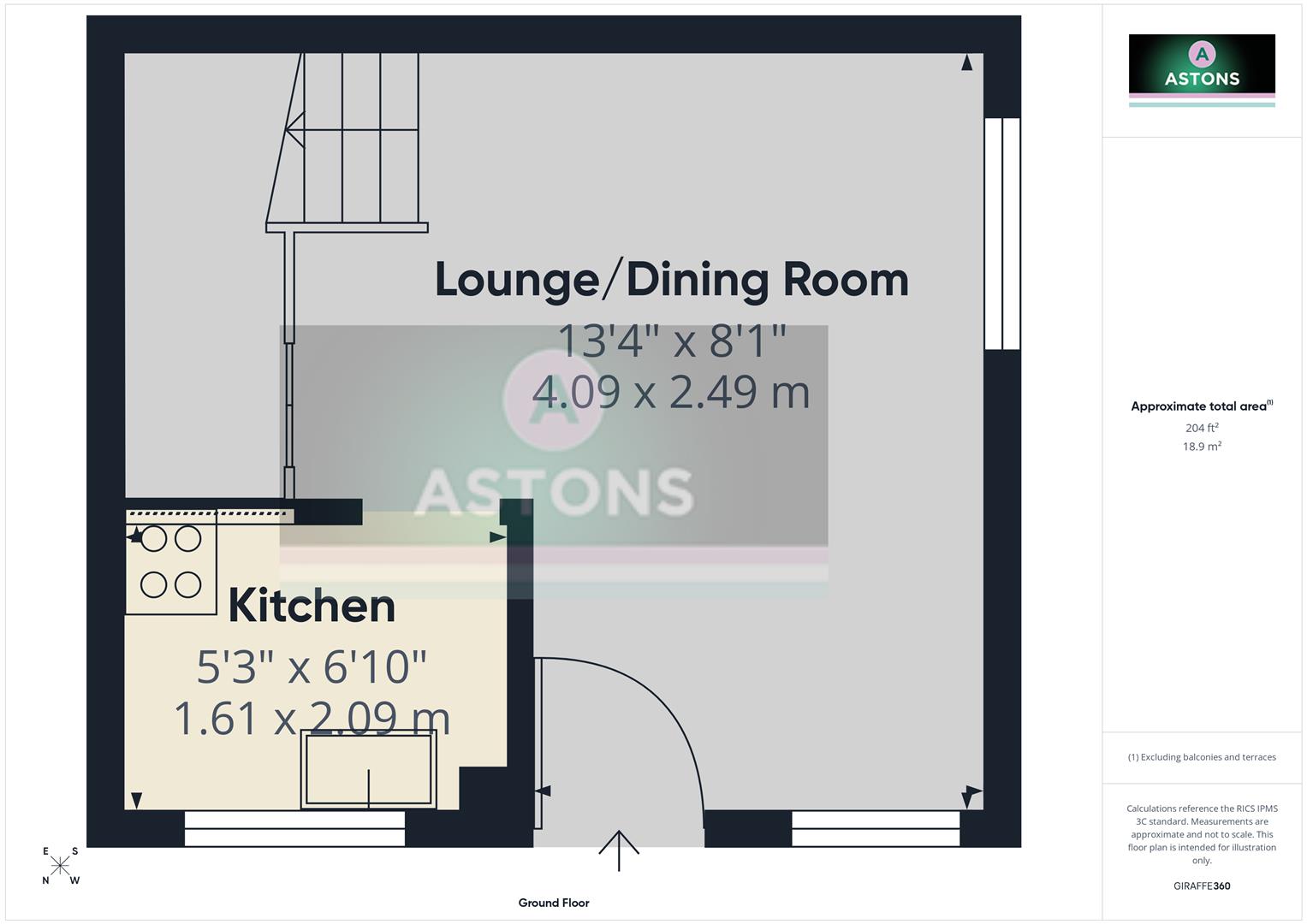25, Kenilworth Close, Crawley floorplan