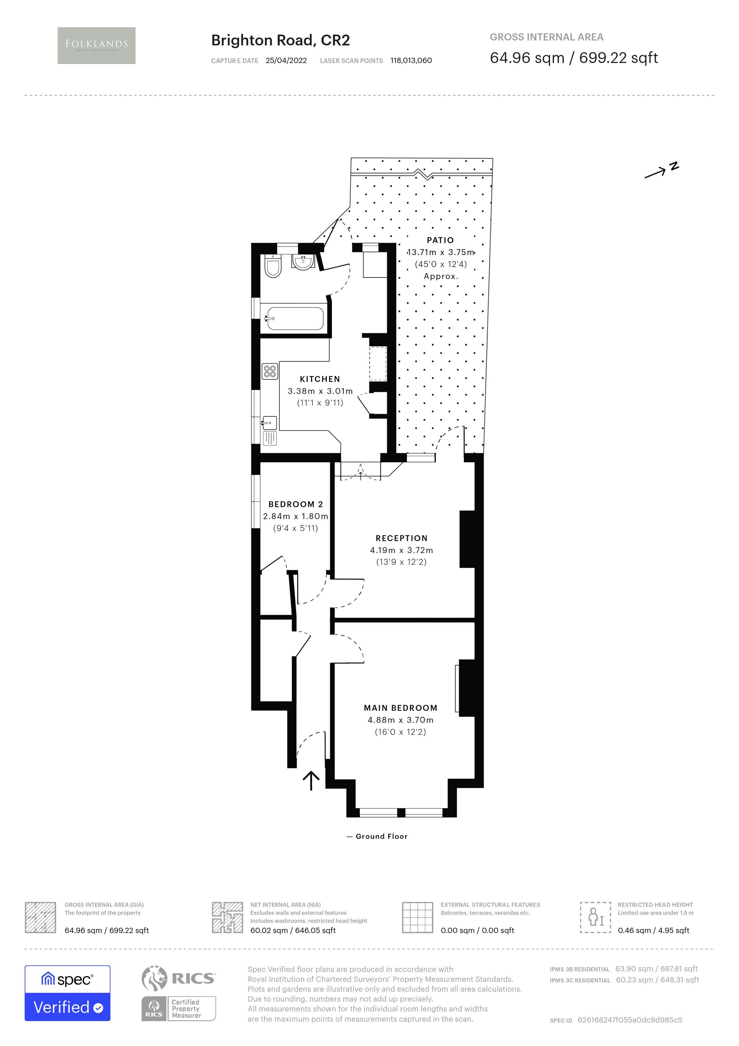 474, Brighton Road, South Croydon floorplan