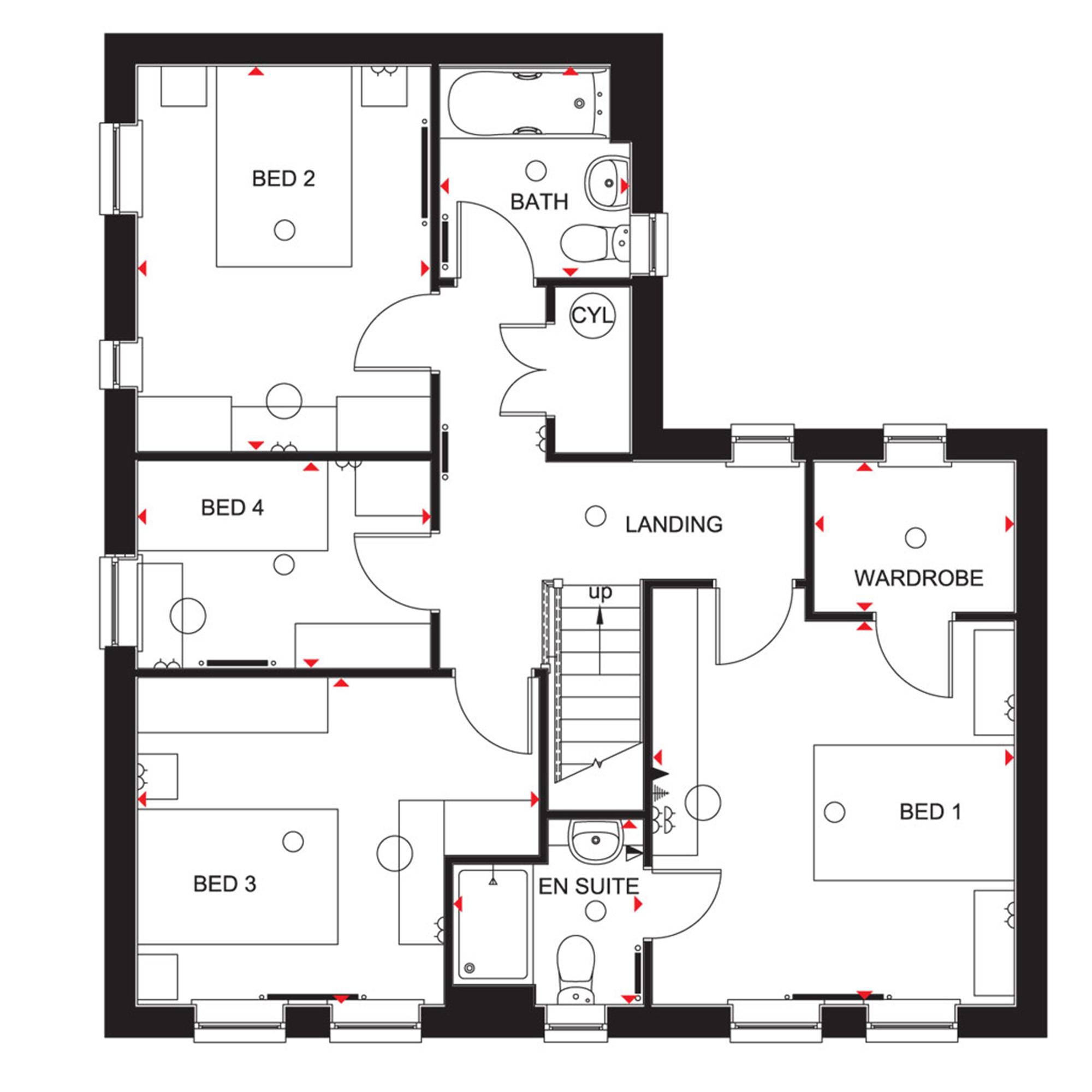 Barratt Homes Lincoln Floor Plan