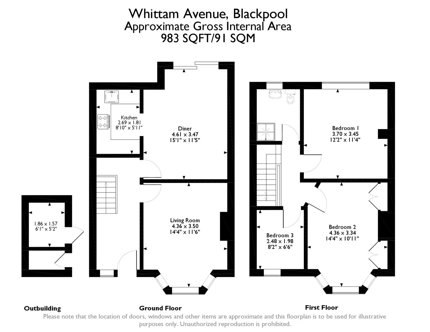 3 Bedrooms  for sale in Whittam Avenue, Blackpool FY4