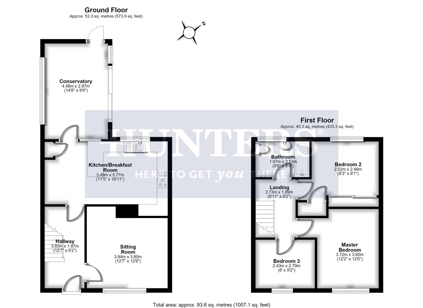 16, Rudgewood Close, Bristol floorplan