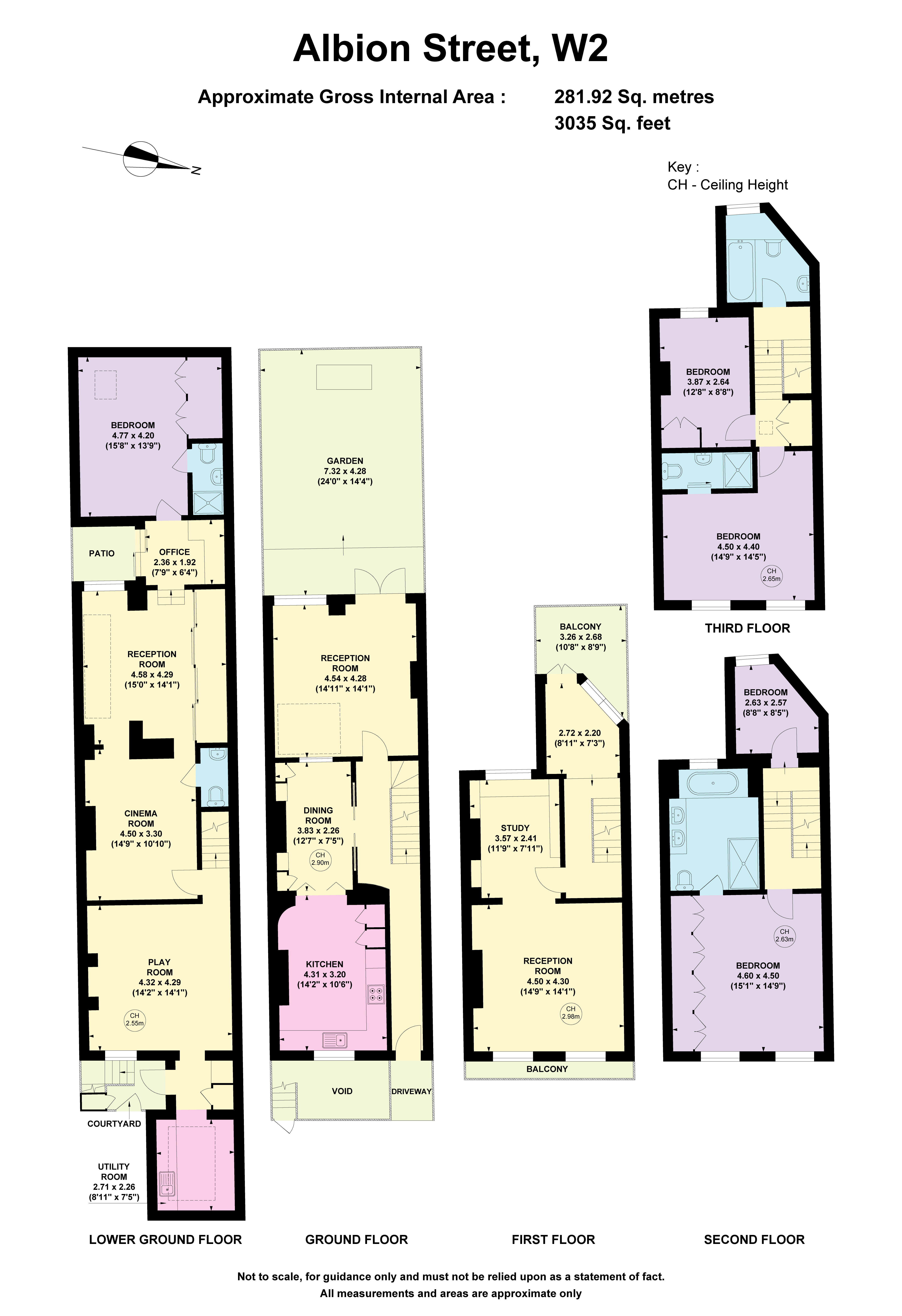 18, Albion Street, London floorplan