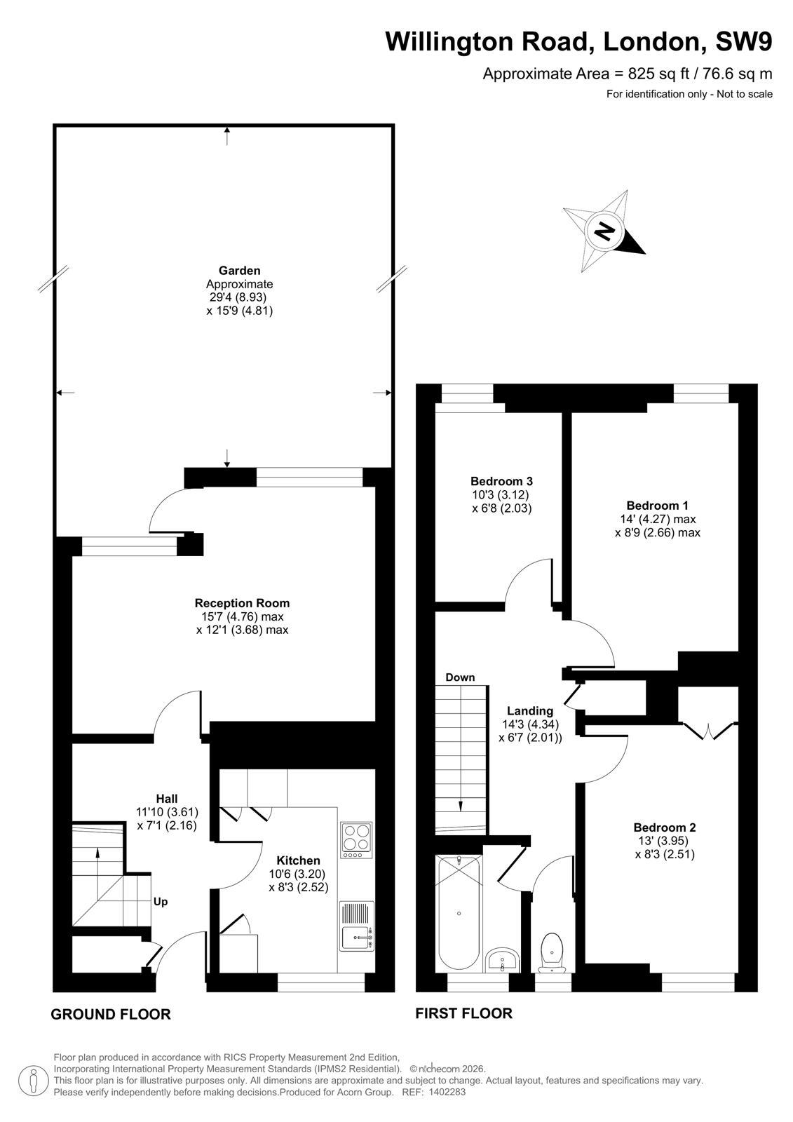40, Willington Road, London floorplan