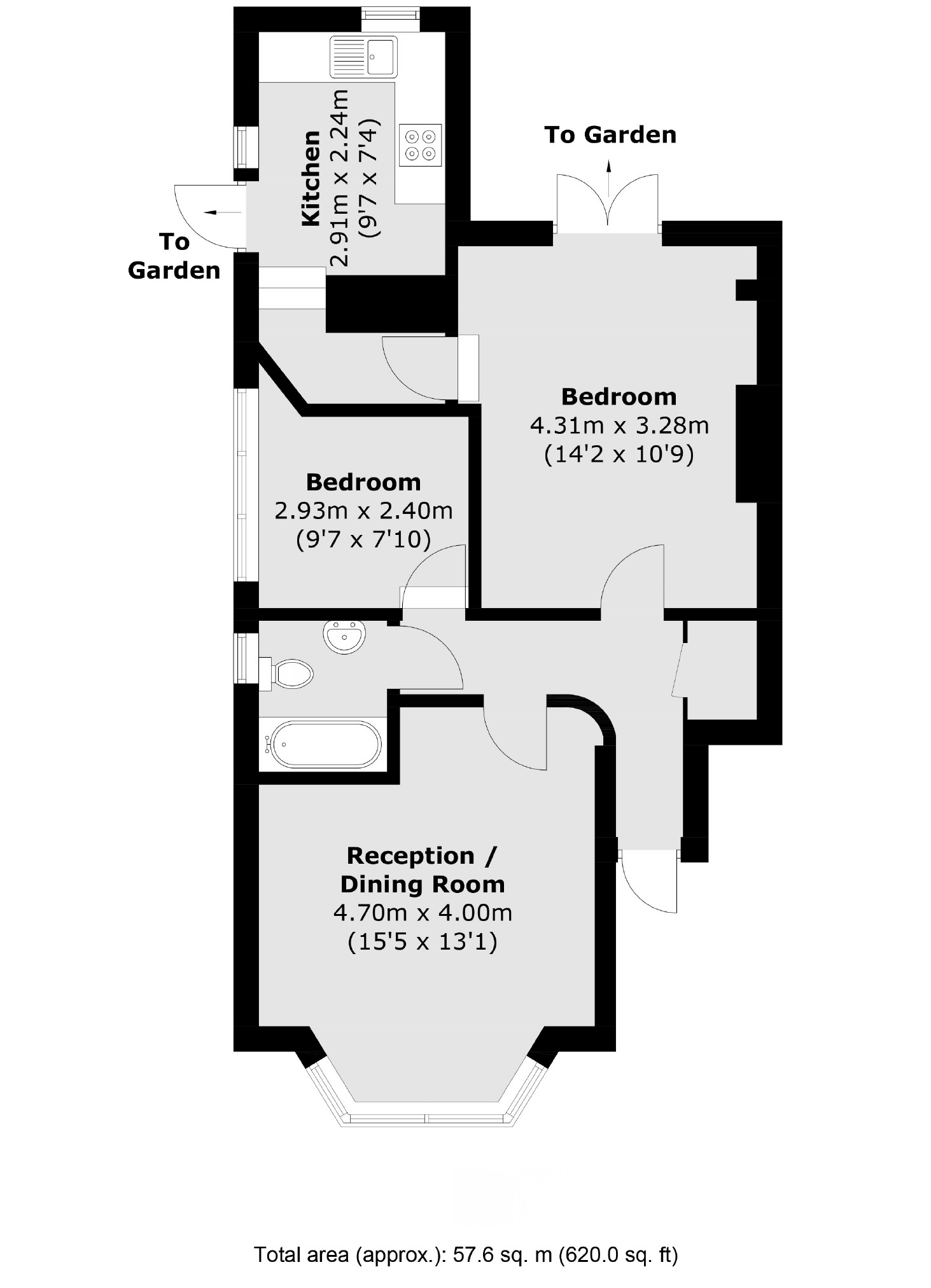 Allison Road, London floorplan